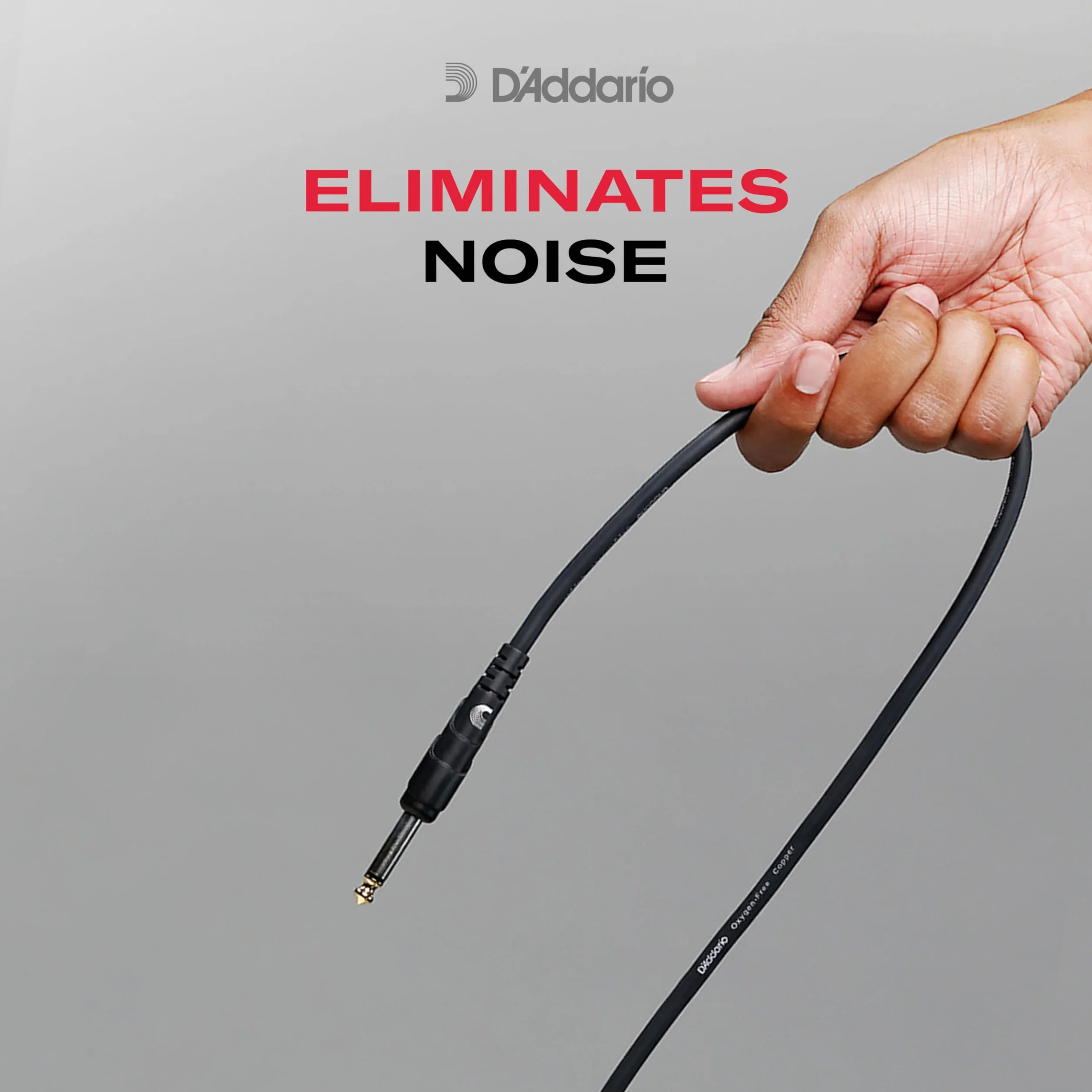 D'Addario Kabel głośnikowy - ekranowany dla redukcji szumów, ograniczona żywotność, 1/10.2 cm męski na 1/4 cala męski - seria klasyczna - 1,52 m - proste końcówki - 1 opakowanie