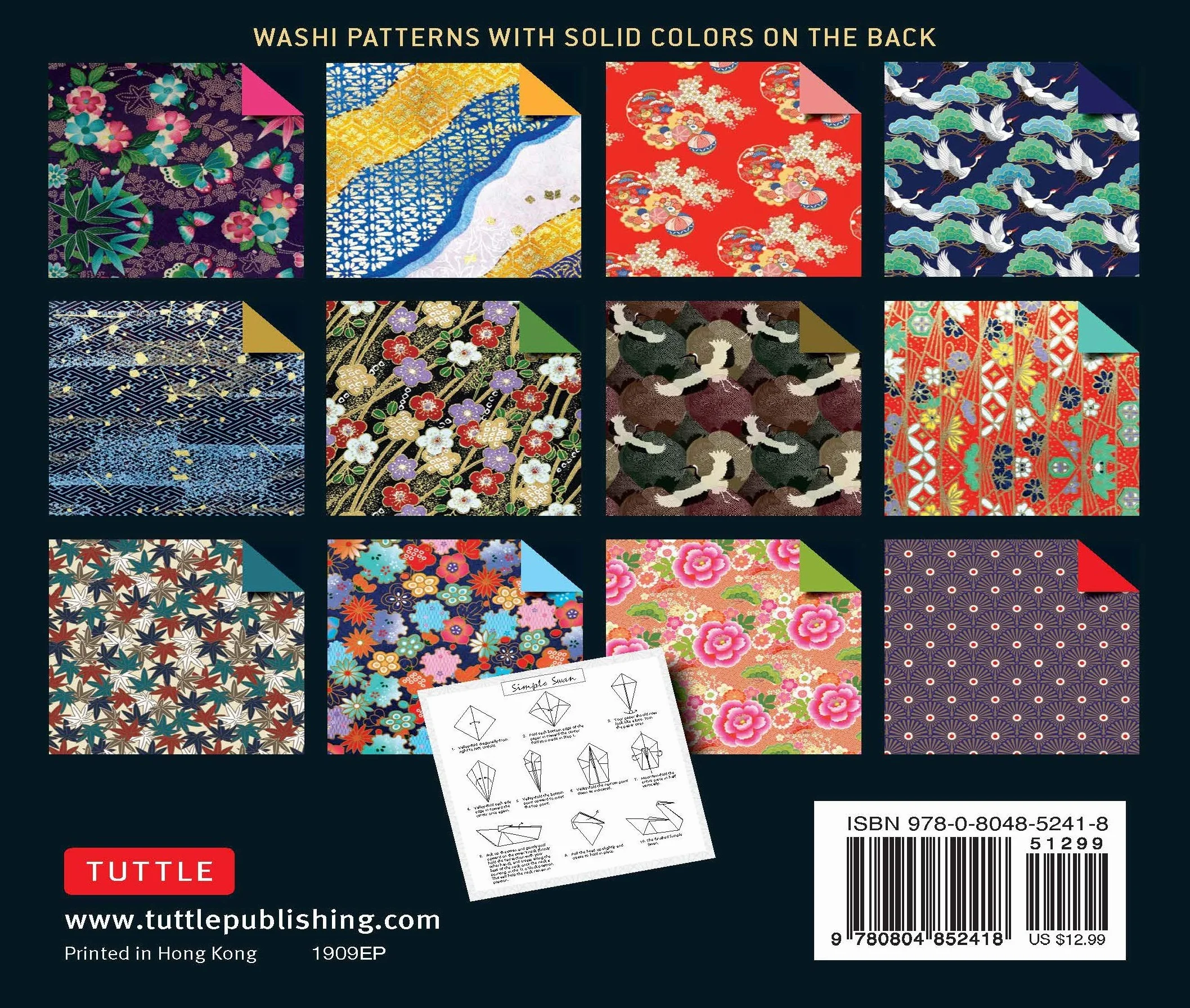 Origami Paper 500 Sheets Japanese Washi Patterns 6" (15 CM): Tuttle Origami Paper: High-Quality Double-Sided Origami Sheets Printed with 12 Different Designs (Instructions for 6 Projects Included)