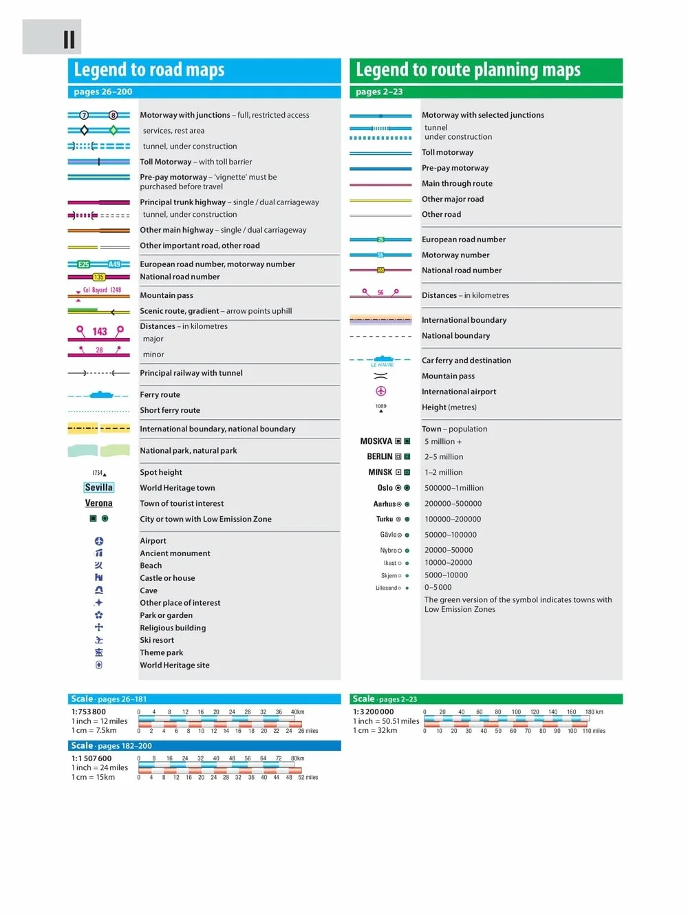 2025 Philip's Easy to Read Multiscale Road Atlas Europe: (A4 Spiral binding)