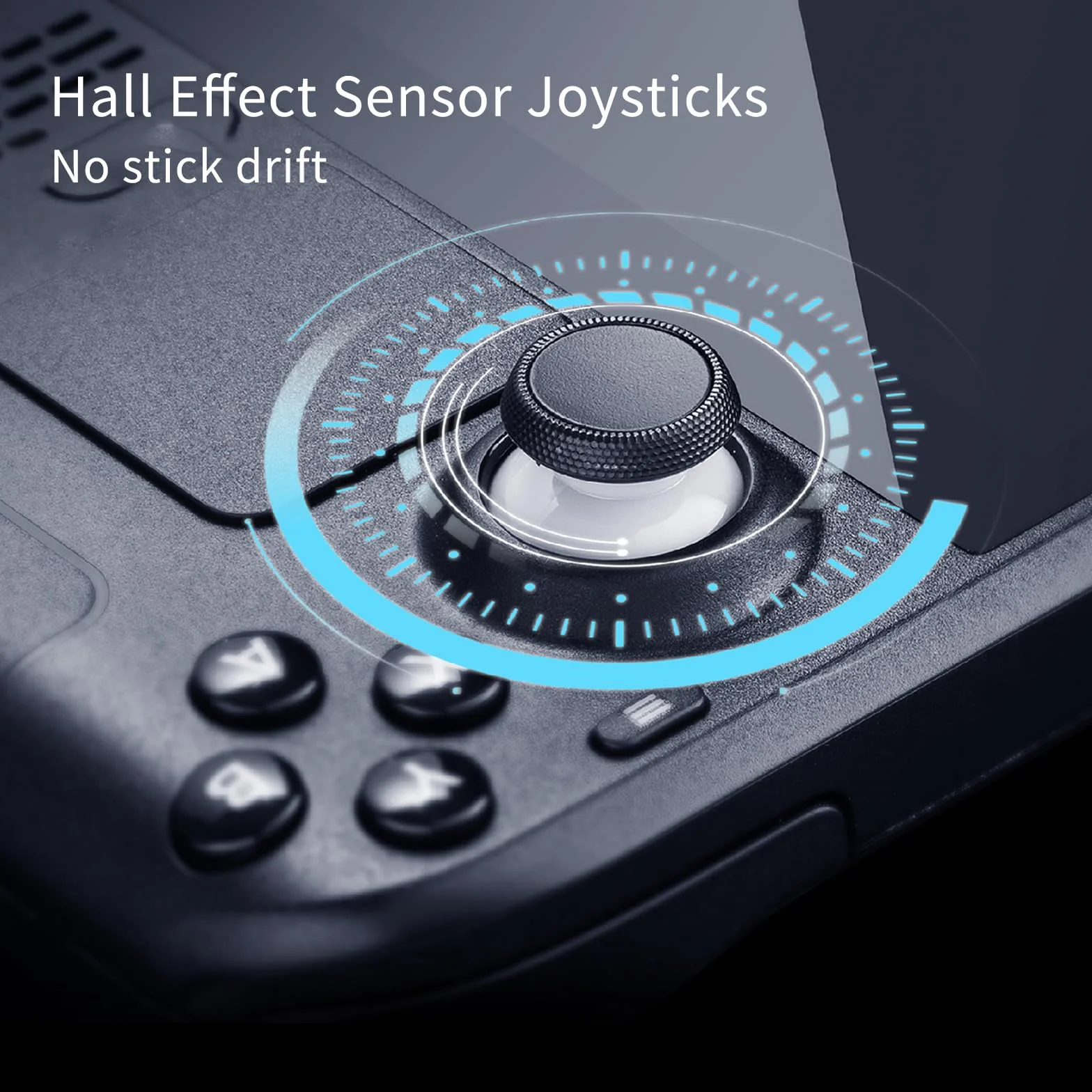 AKNES Gulikt Joysticki elektromagnetyczne do Steam Deck (typ A i typ B), Joysticki z Czujnikiem Halla (bez dryftu) Akcesoria zamienne do Steam Deck - nie wymagają lutowania