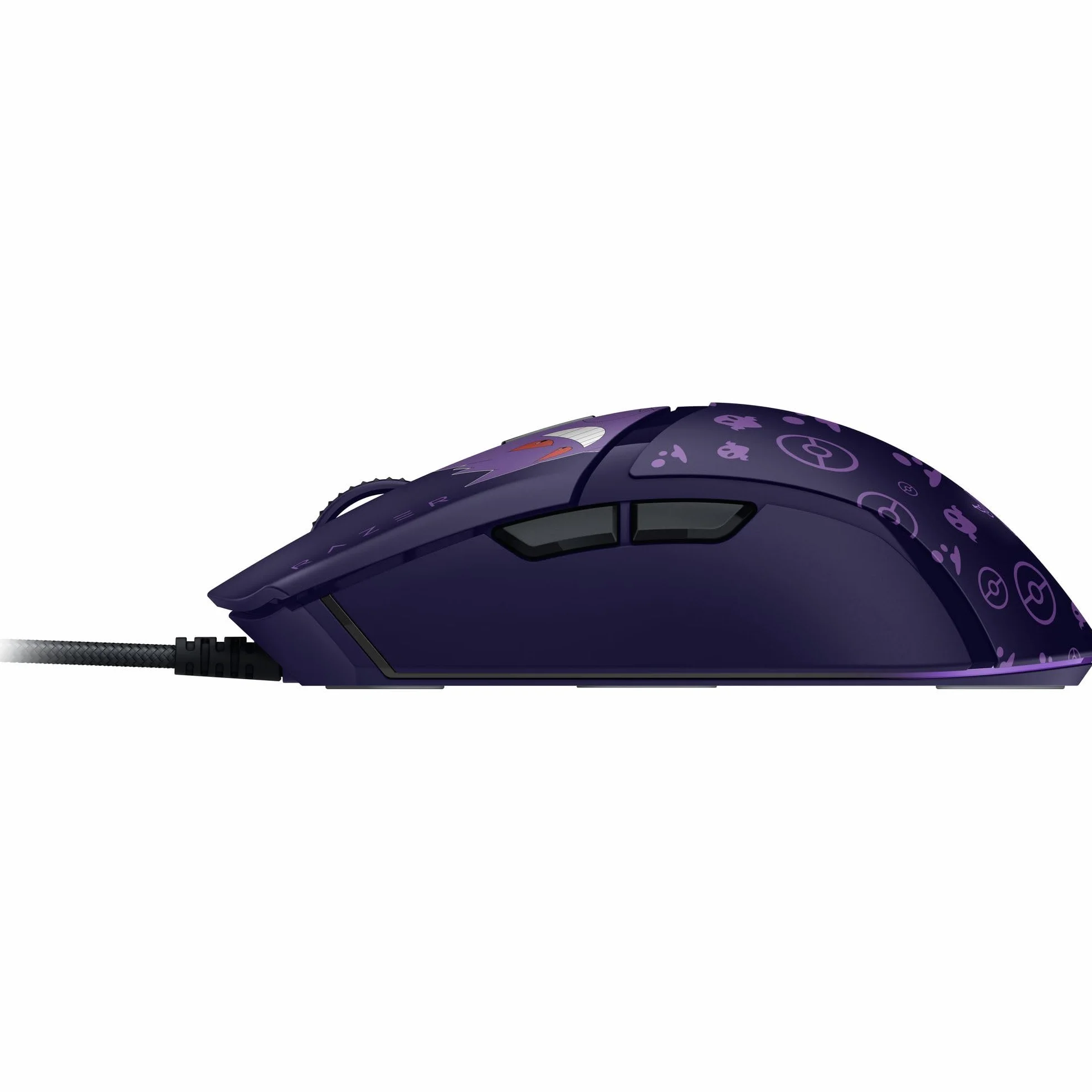 Razer Cobra Gengar Edition - Lekka przewodowa mysz do gier - Czujnik 8500 DPI - 58 g - Przełączniki optyczne trzeciej generacji - Podświetlenie Chroma - Kabel Speedflex - PC/MAC | Pokémon Gengar