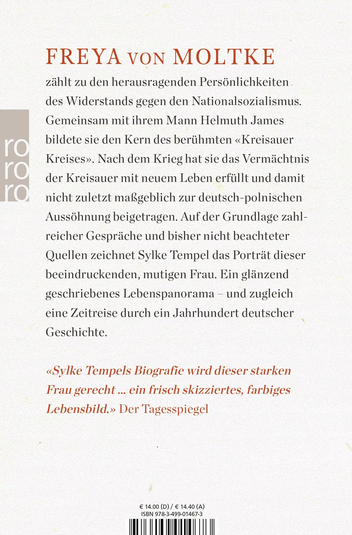 Freya von Moltke: Ein Leben. Ein Jahrhundert
