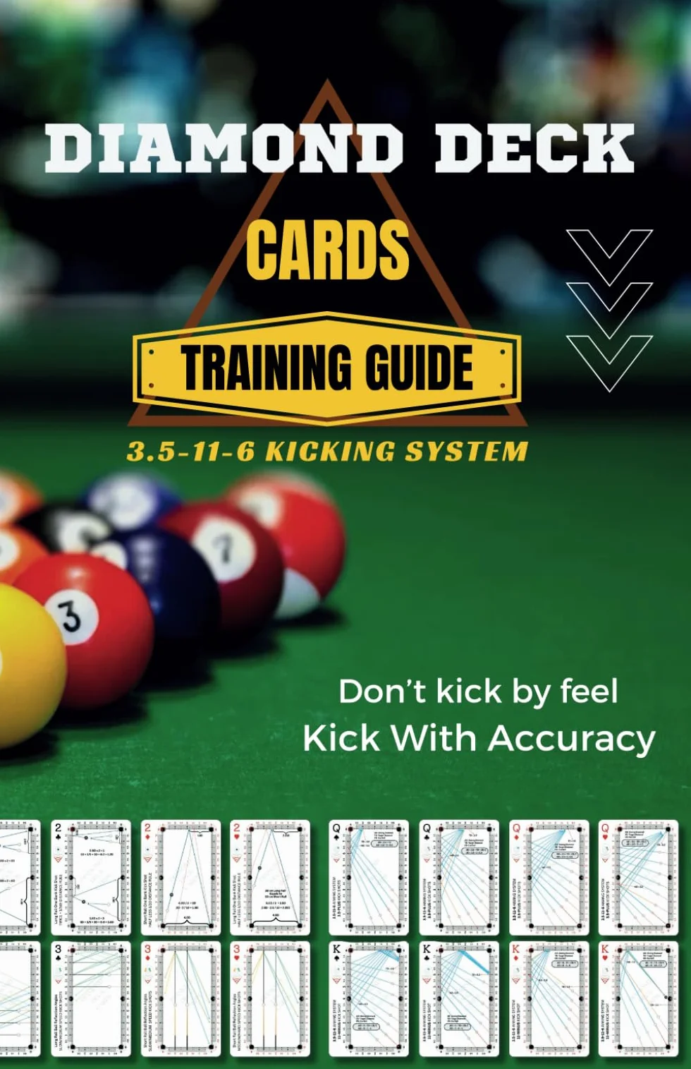 Diamond Deck Training Guide: Mastering Billiards with Precision: A Billiards Training Logbook for Precision and Strategy. Don't kick by feel. Kick with accuracy.