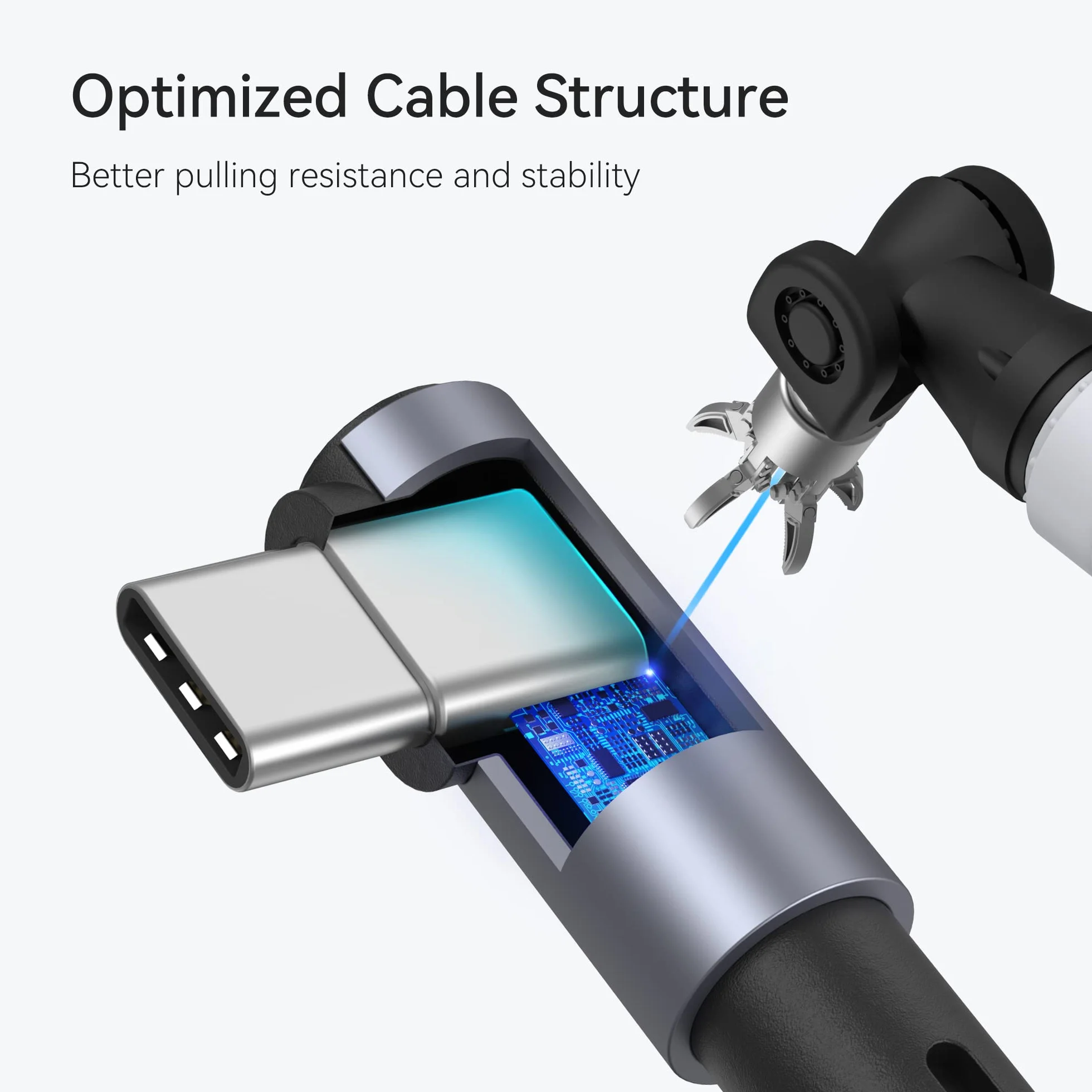 KIWI design Kabel łączący 5 metrów kompatybilny z akcesoriami Quest 3/2, z klipsem na kabel