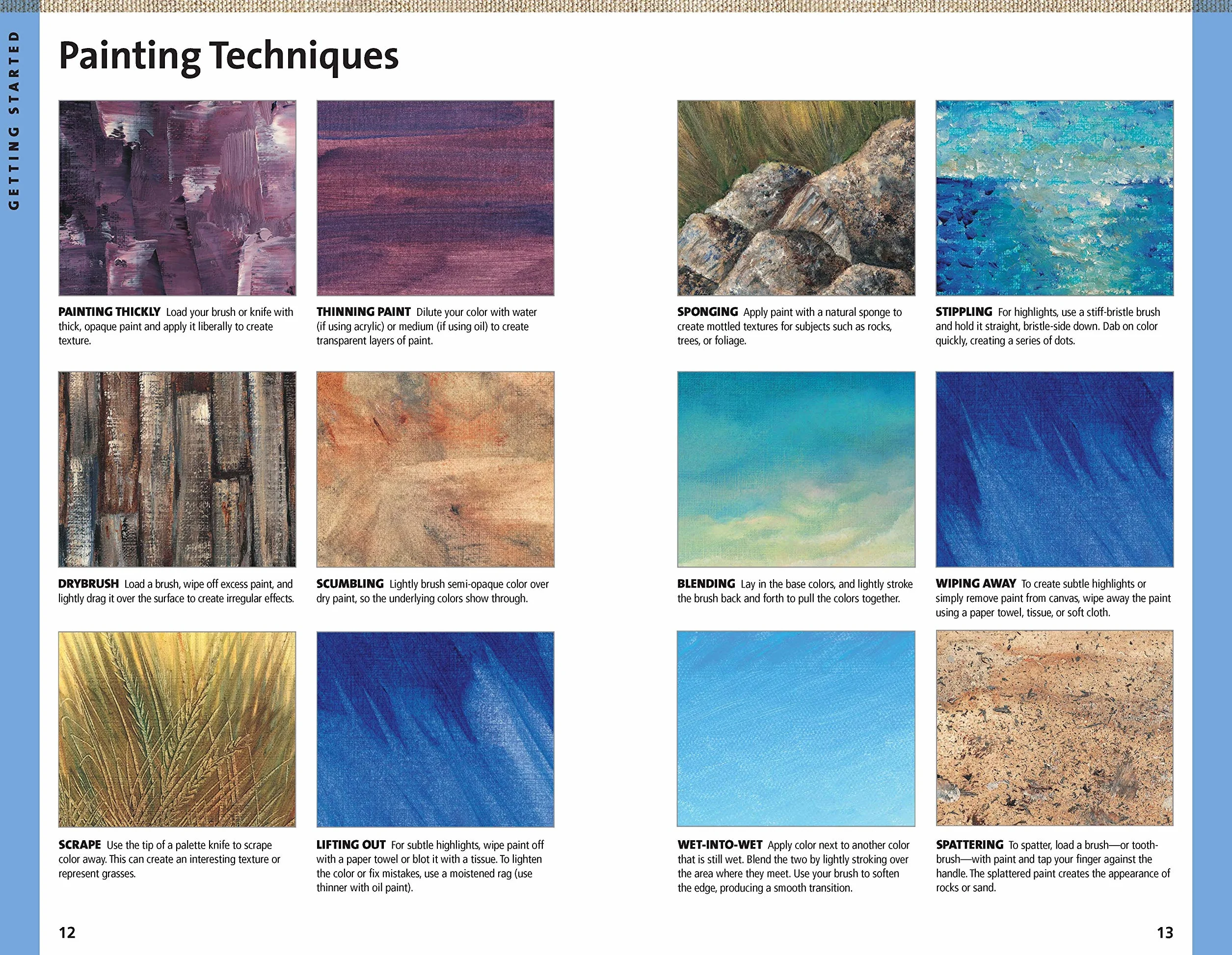 101 Textures in Oil and Acrylic: Practical Techniques for Rendering a Variety of Surfaces