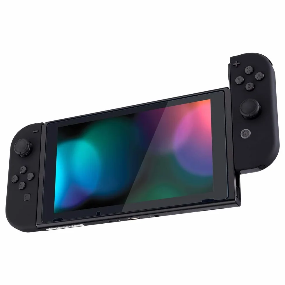 eXtremeRate Soft Touch Grip Czarny Obudowa Kontrolera z Przyciskami do Switch & Switch OLED