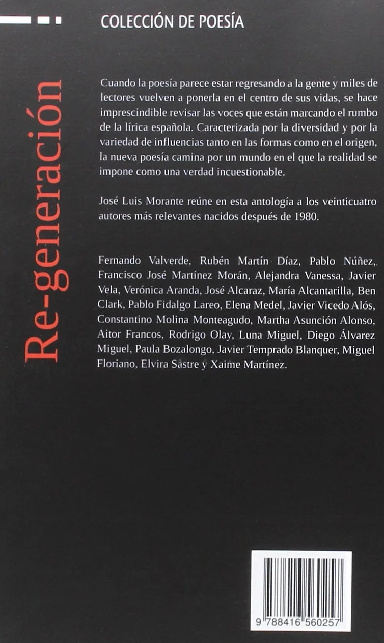 Re-generación: Antología de poesía española 2000-2015: 72