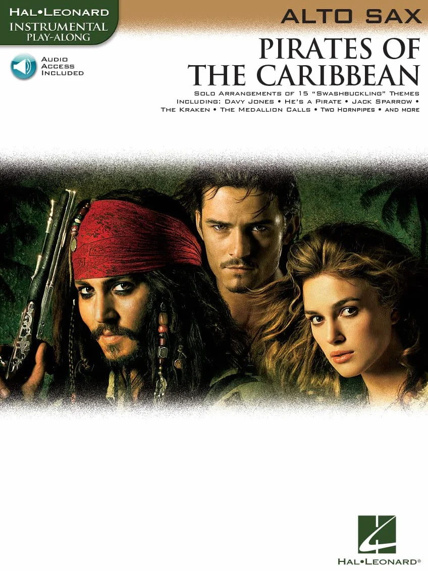 Pirates of the caribbean (alto sax) saxophone +enregistrements online: Instrumental Play-Along - from the Motion Picture Soundtrack