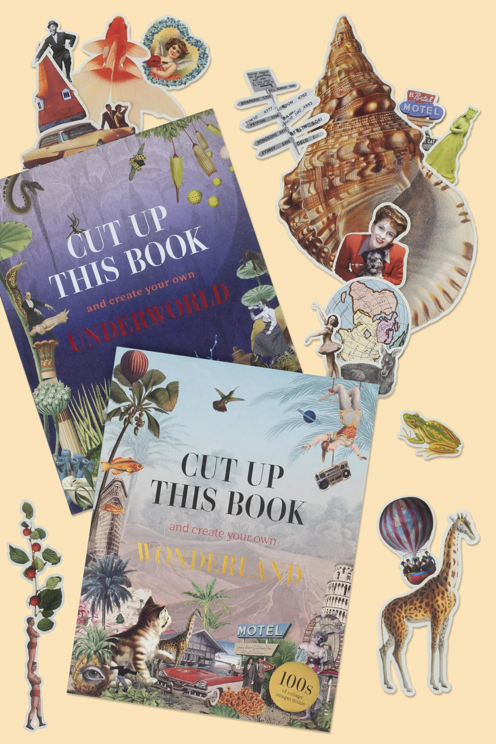 Cut Up This Book and Create Your Own Wonderland /anglais: 1,000 Unexpected Images for Collage Artists