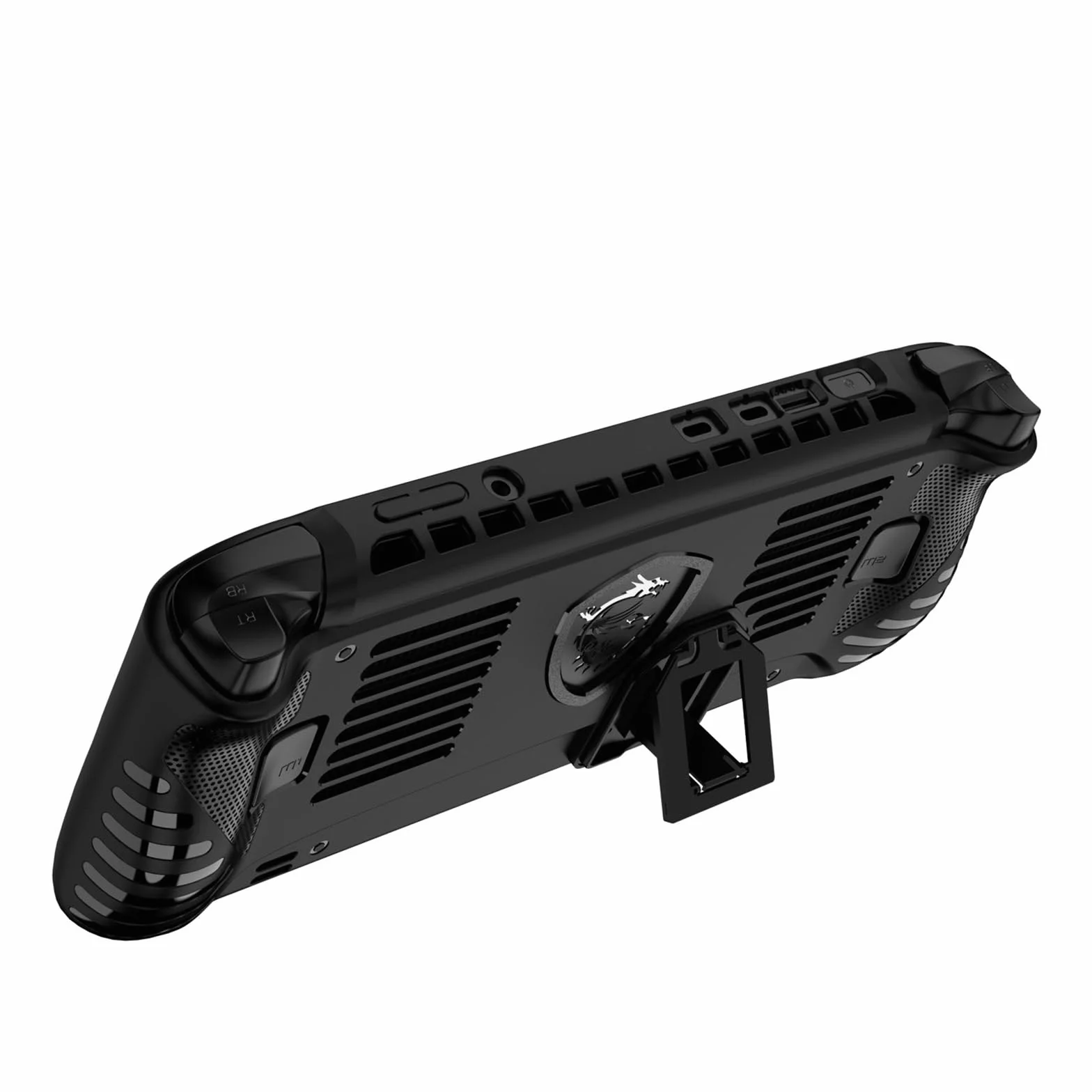 Etui do MSI Claw 8 AI+(2025),Uchwyt TPU Pokrywa Ochronna do MSI console portable Claw 8 AI+ A2VM 2025,Etui z Miękkim Tyłem z Podpórką do MSI Claw 8 AI+ 2025(Czarny)
