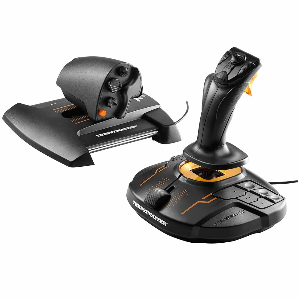 Thrustmaster T16000M FCS Hotas - System sterowania lotem z joystickiem i przepustnicą, z technologią H.E.A.R.T HallEffect AccuRate dla PC