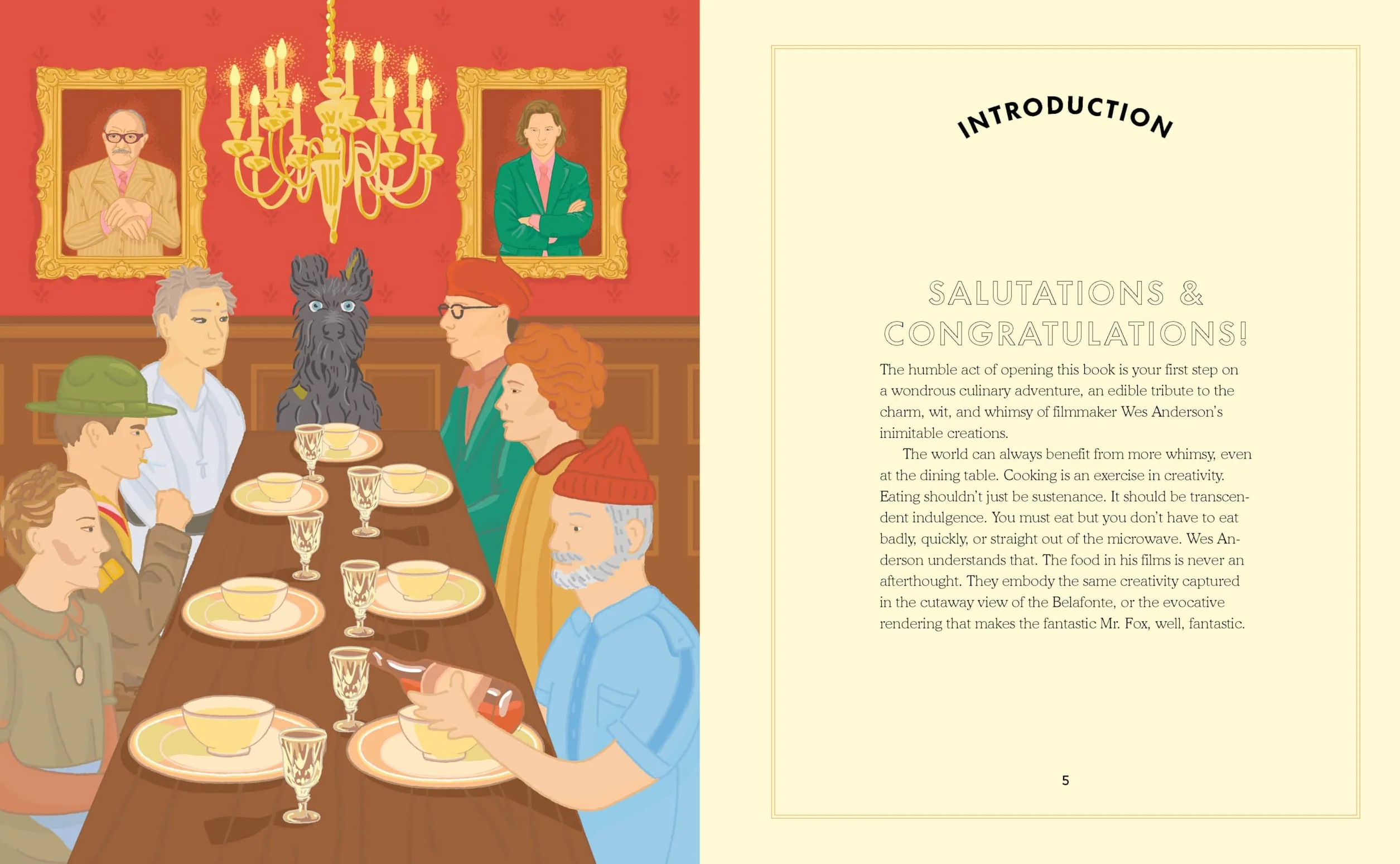 The Wes Anderson Cookbook: Whimsical Recipes Inspired by the Director and His Films