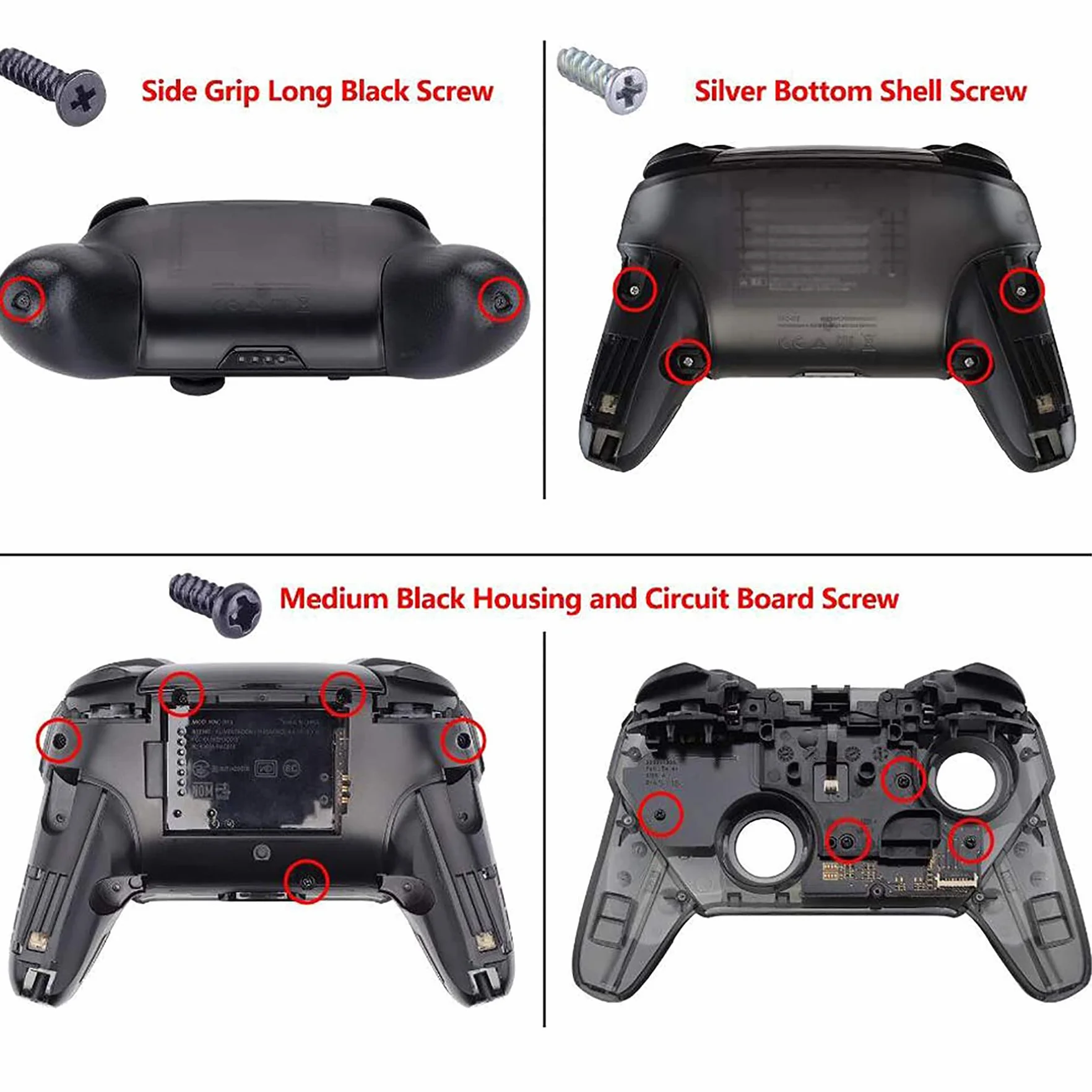 eXtremeRate Kameleon Zielony Fioletowy Faceplate Backplate Handles Cover dla Switch Pro Controller