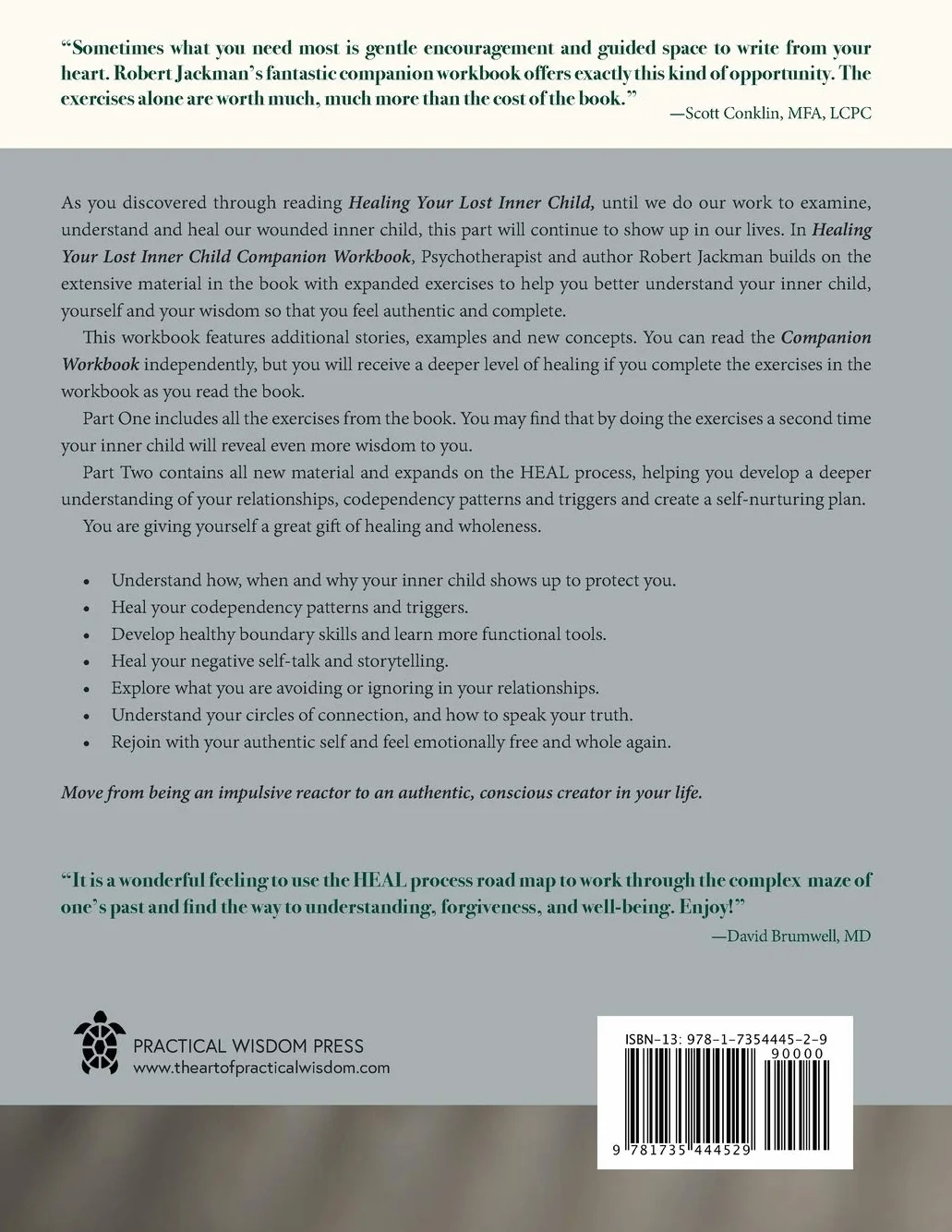 Healing Your Lost Inner Child Companion Workbook: Inspired Exercises to Heal Your Codependent Relationships: 2