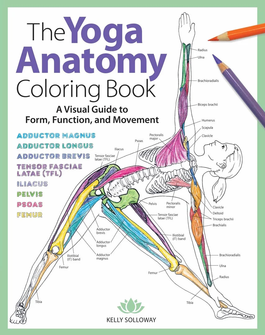 Yoga Anatomy Coloring Book: A Visual Guide to Form, Function, and Movement - An Educational Anatomy Coloring Book for Medical Students, Yoga Teachers, & Adults (Volume 1)