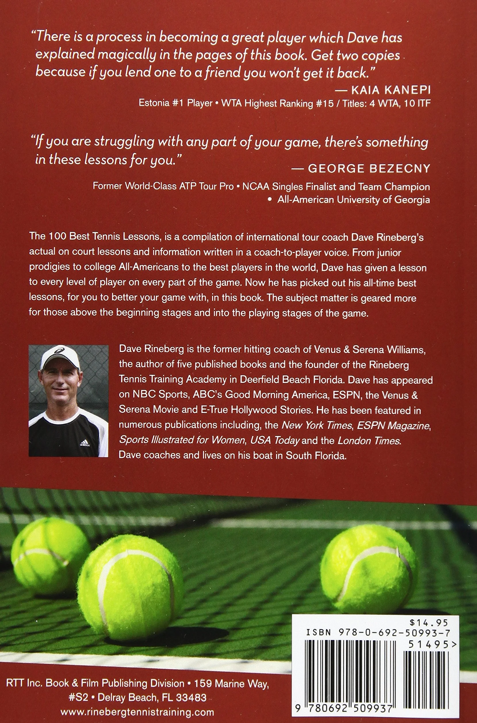 The 100 Best Tennis Lessons: A Player's Guide from Practice Court to Match Court