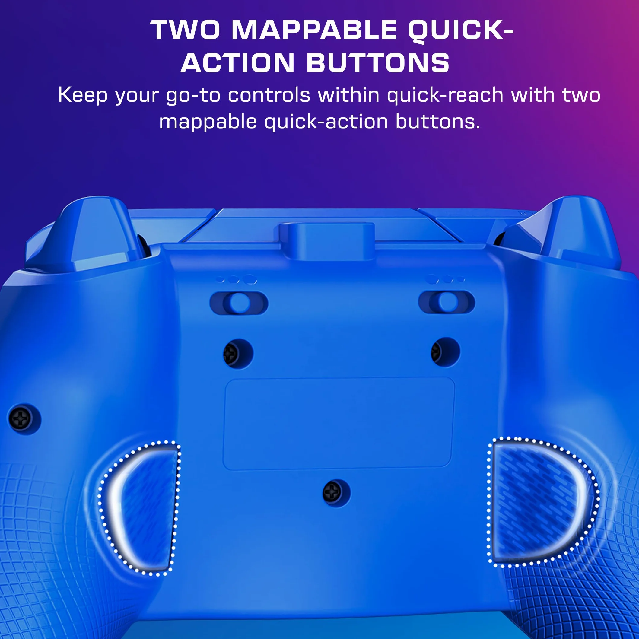 Turtle Beach Afterglow Wave Kontroler do gier RGB na niebiesko – Licencjonowany dla Xbox Series X lub S, Xbox One i Windows