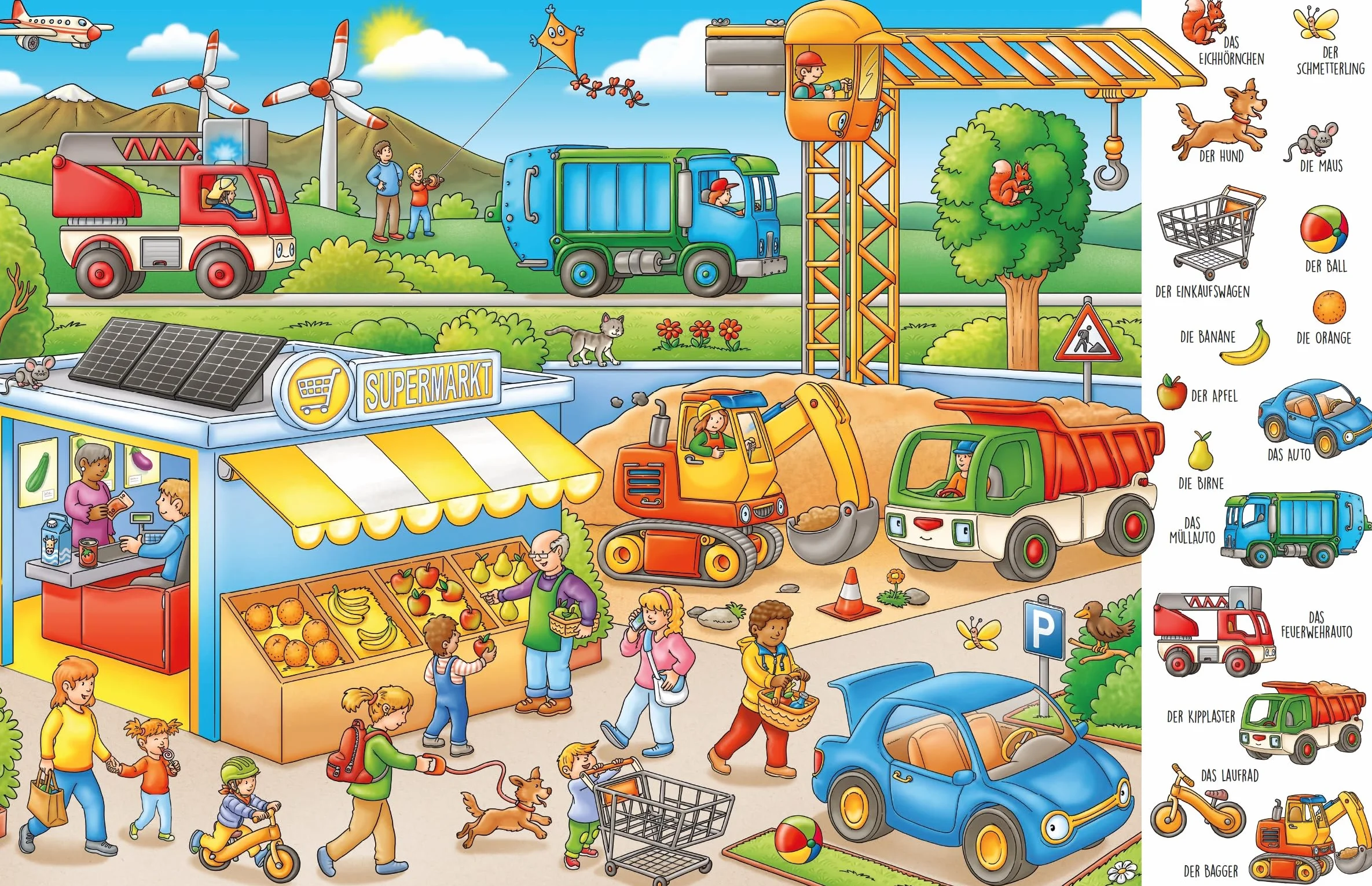 Erste Wörter Wimmelbuch