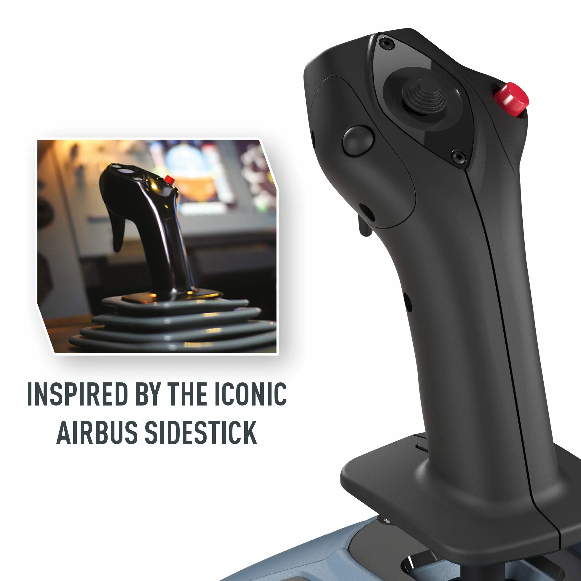 Thrustmaster TCA Sidestick Airbus Edition ergonomiczna replika bocznego drążka sterowego do PC