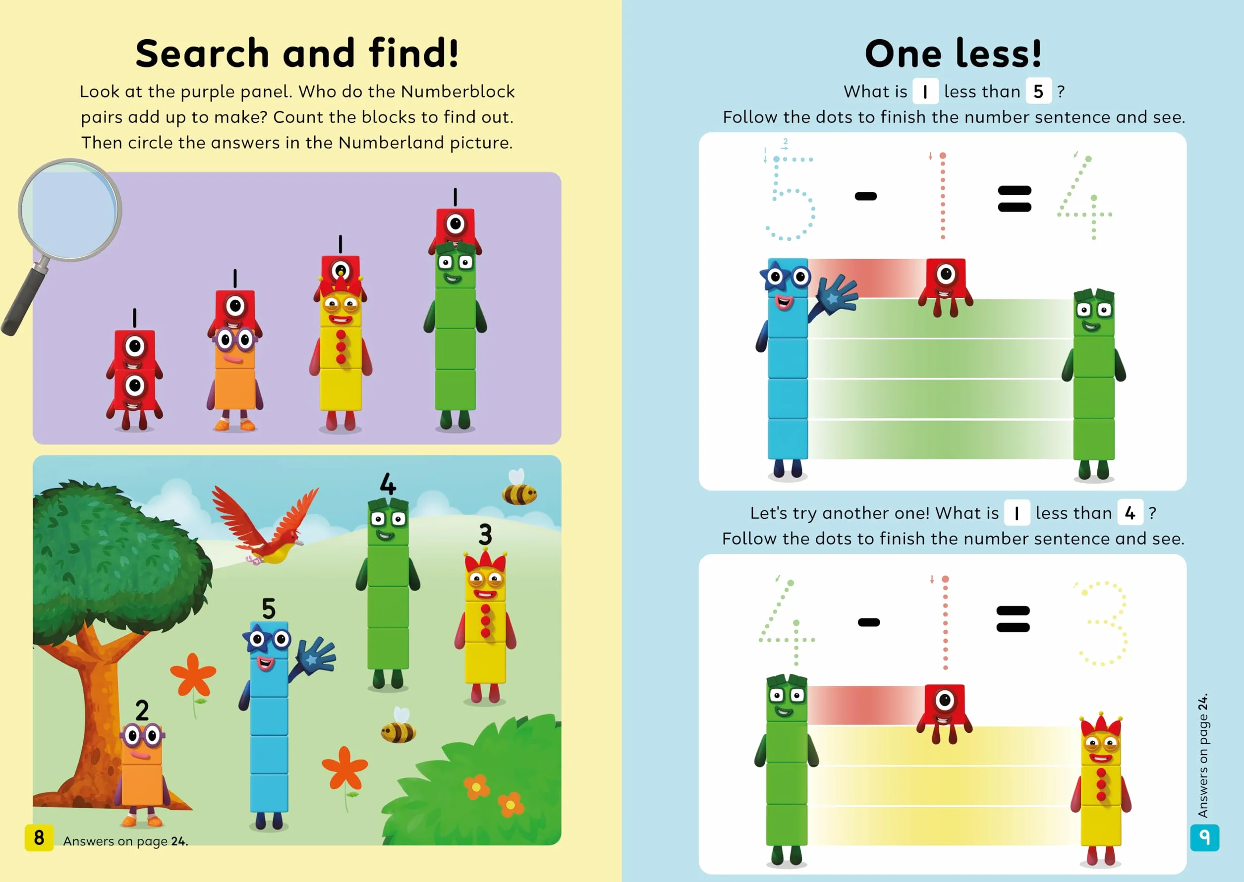 Numberblocks Adding and Subtracting (Red Level Workbook): 2