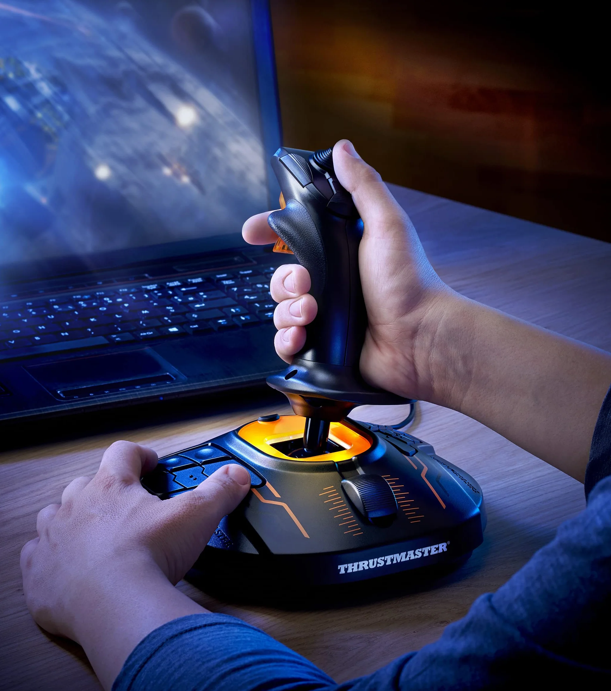 Thrustmaster T16000M FCS - Ambidextralny system sterowania lotem z technologią H.E.A.R.T HallEffect AccuRate dla PC