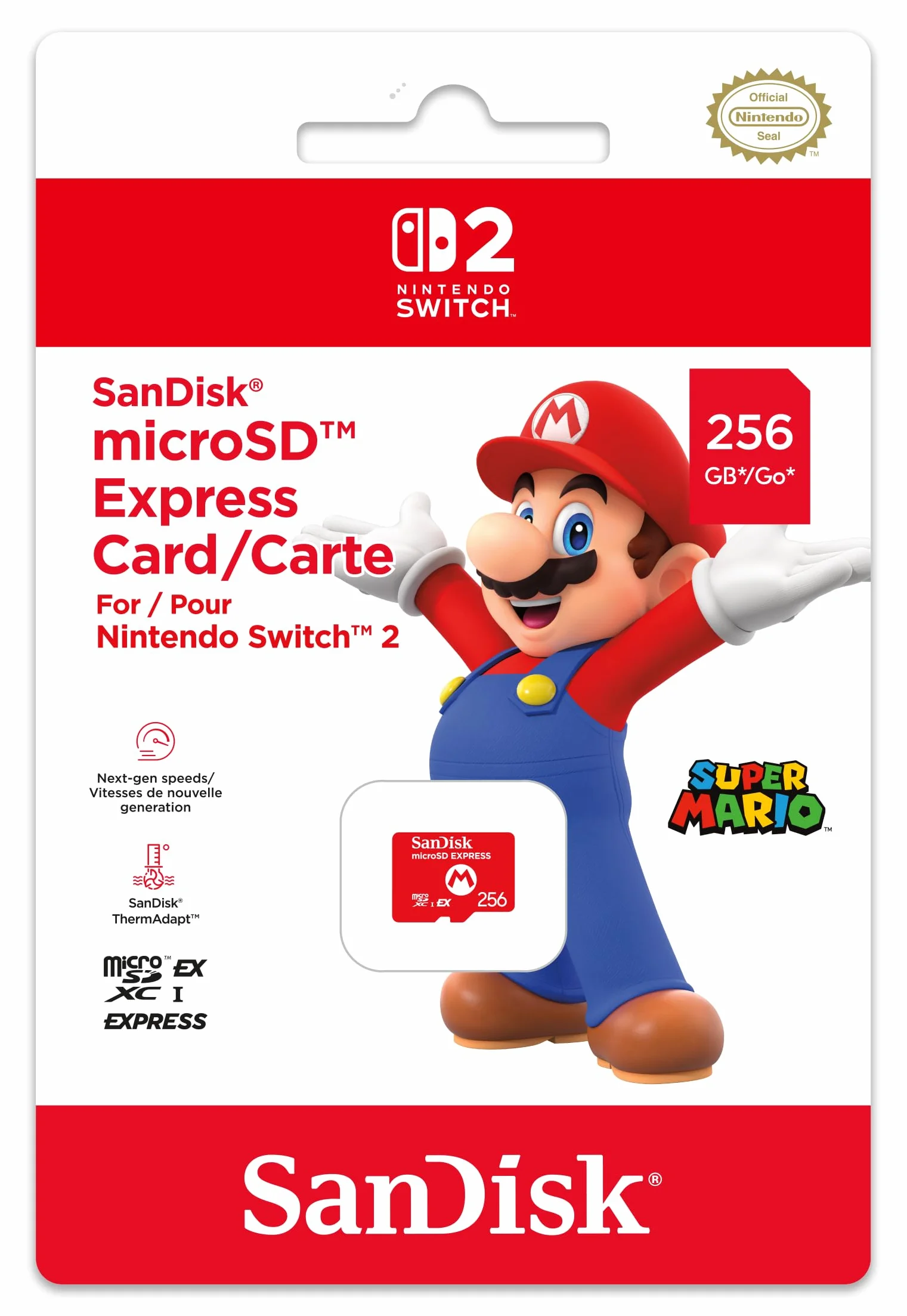 Karta pamięci micro SD Express 256 GB SanDisk