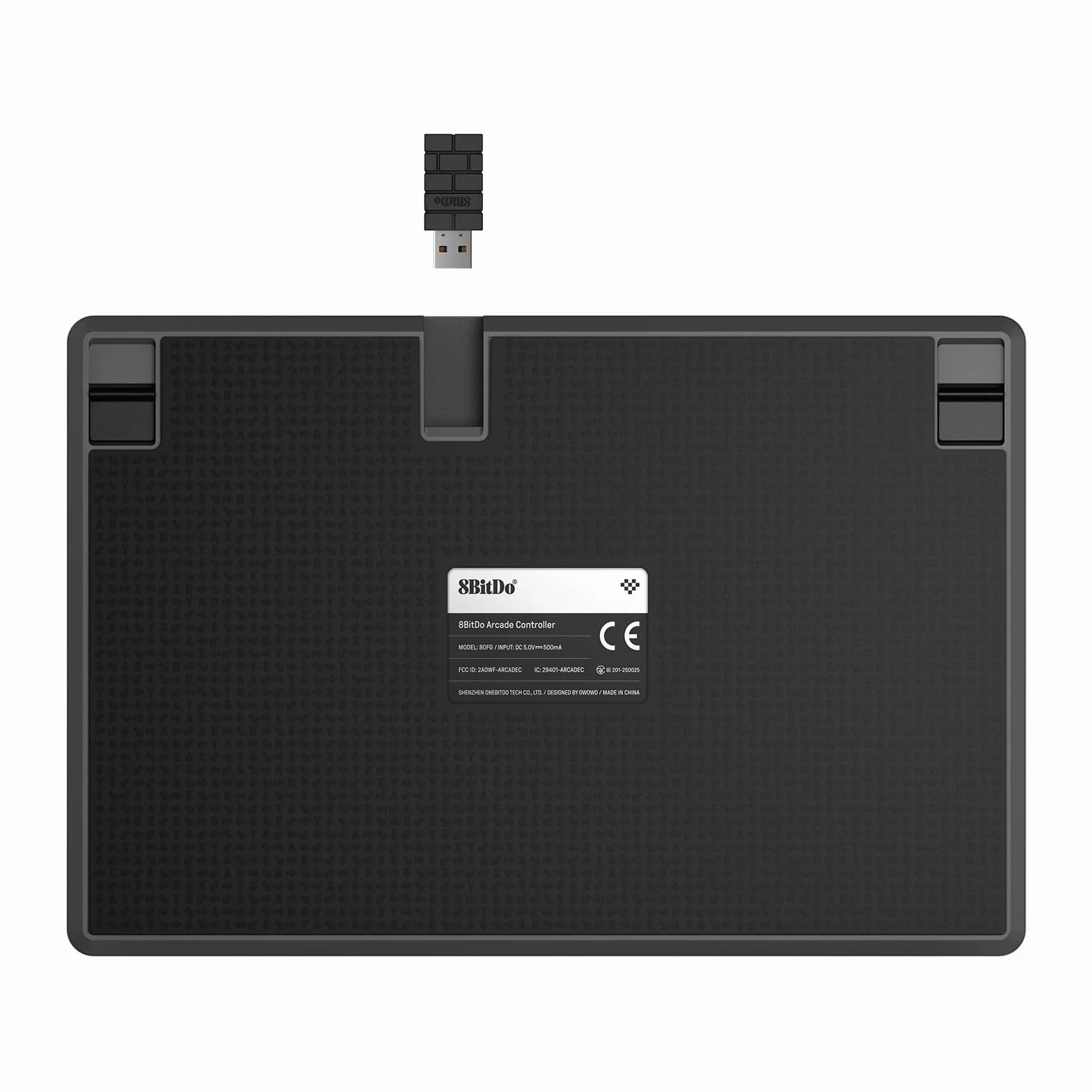 8BitDo All-Button Arcade Controller do Switch/Switch 2 i Windows - Bluetooth, 2,4 G, łączność przewodowa, niskoprofilowe przełączniki mechaniczne, 4 programowalne przyciski, płytka drukowana z