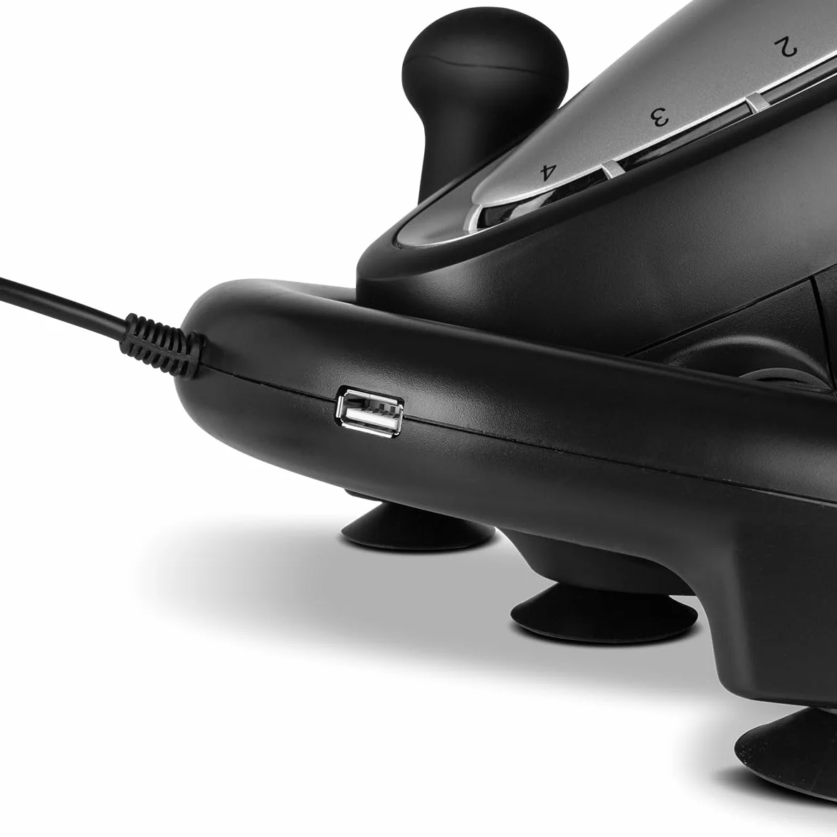 KROM K-DRIVER- Wieloplatformowy zestaw kierownicy i pedałów, dźwignia zmiany biegów i łopatki na kierownicy, efekt wibracji, kompatybilny PC, PS3, PS4 i XBOX, czarno-pomarańczowy