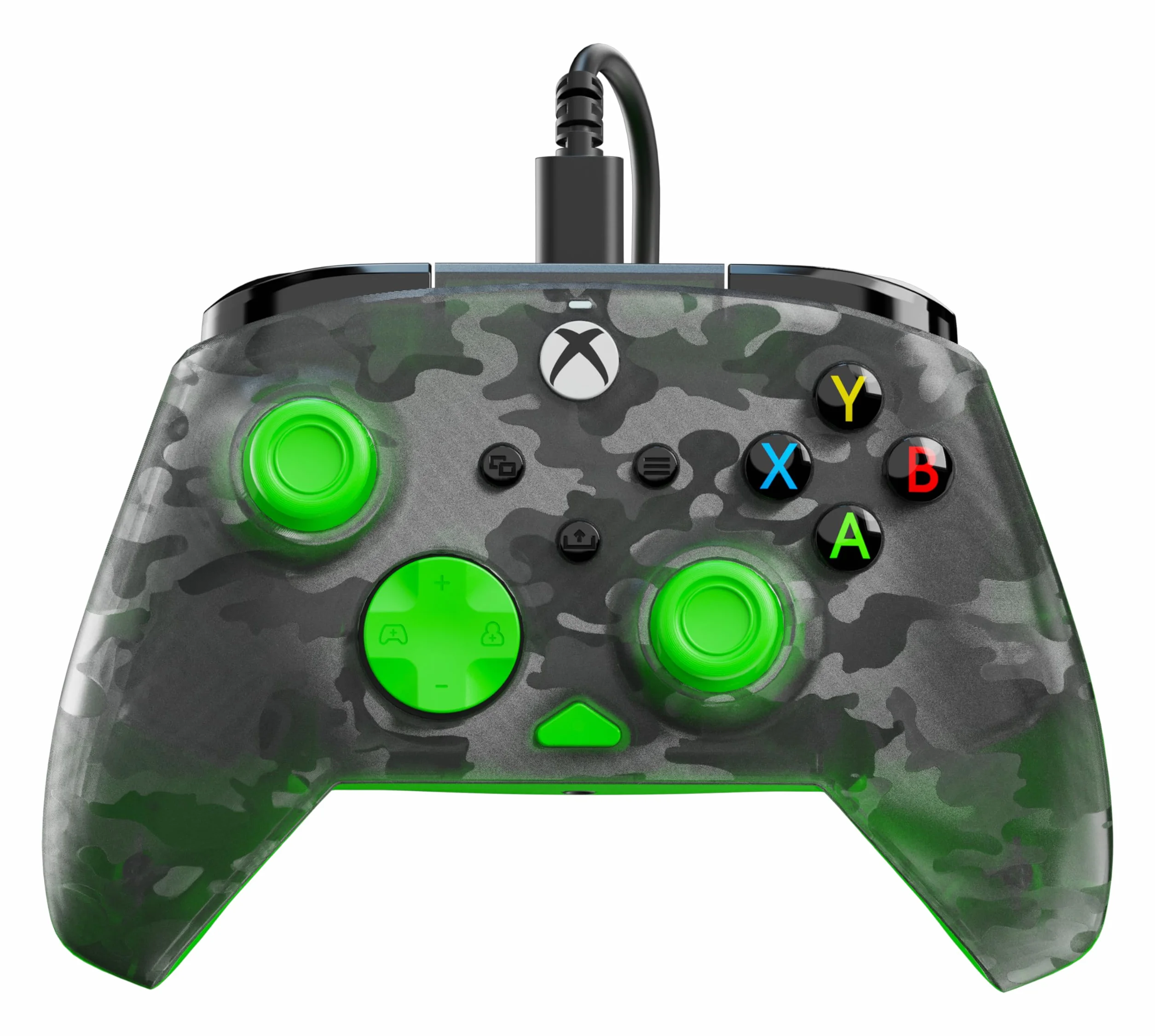 Turtle Beach Rematch Core Ghost Black Camo/Green Wired Gaming Controller – Licencjonowany dla Xbox Series X i S, Xbox One i Windows PC