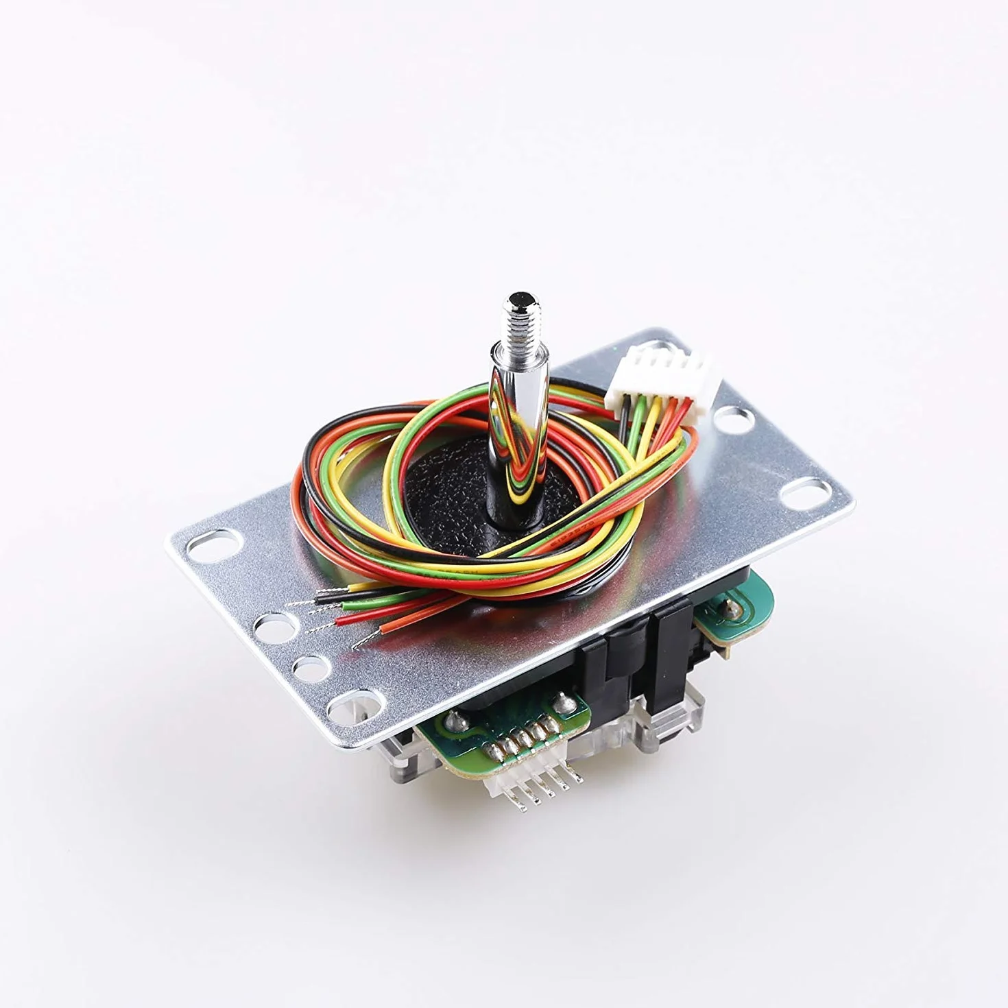 SANWA JLF-TP-8YT oryginalny joystick czarny - do gry Arcade Jamma 4 i 8-drożna regulacja, kompatybilny z joystick turniejowy Catz Mad SF4 (czarna góra kulowa) S@NWA