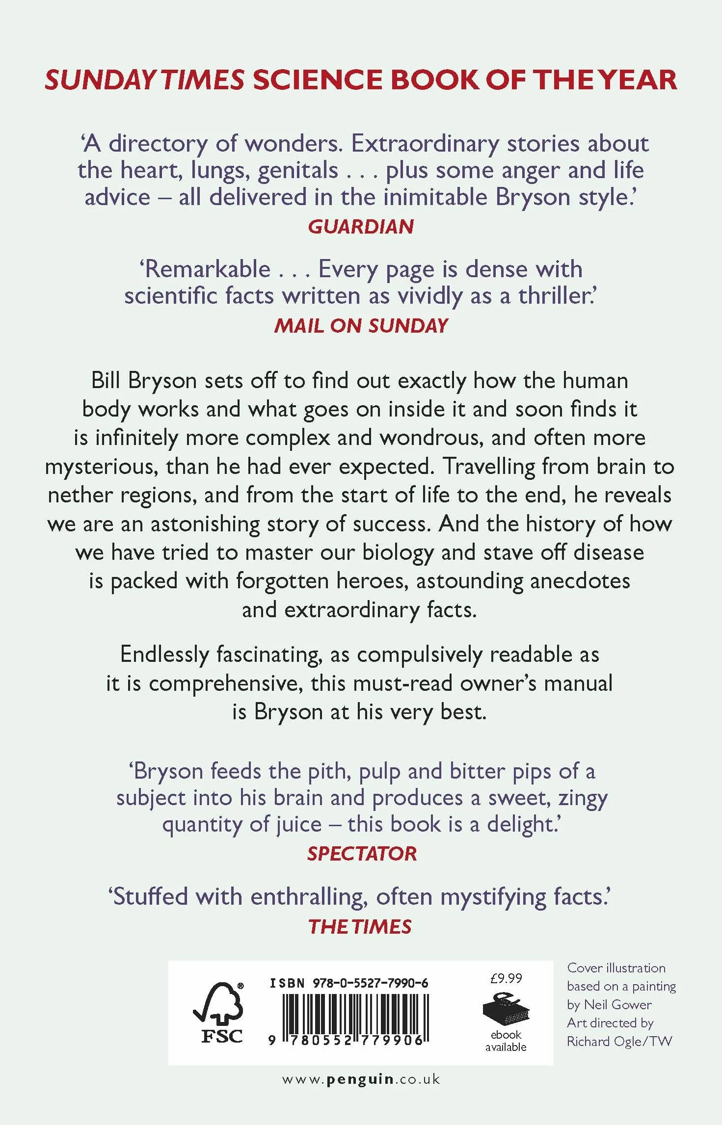 The Body: A Guide for Occupants - The #1 Sunday Times Bestseller