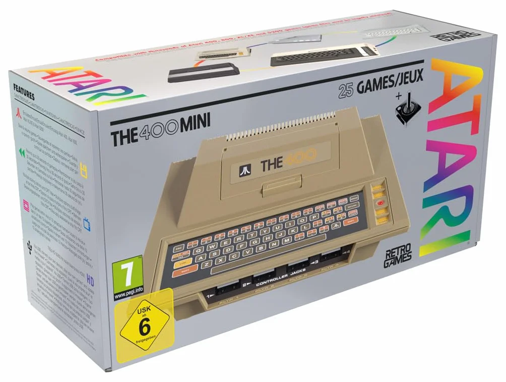 Retro Games The400 Mini RETROGAMES-THE400MINI Konsola, Szary