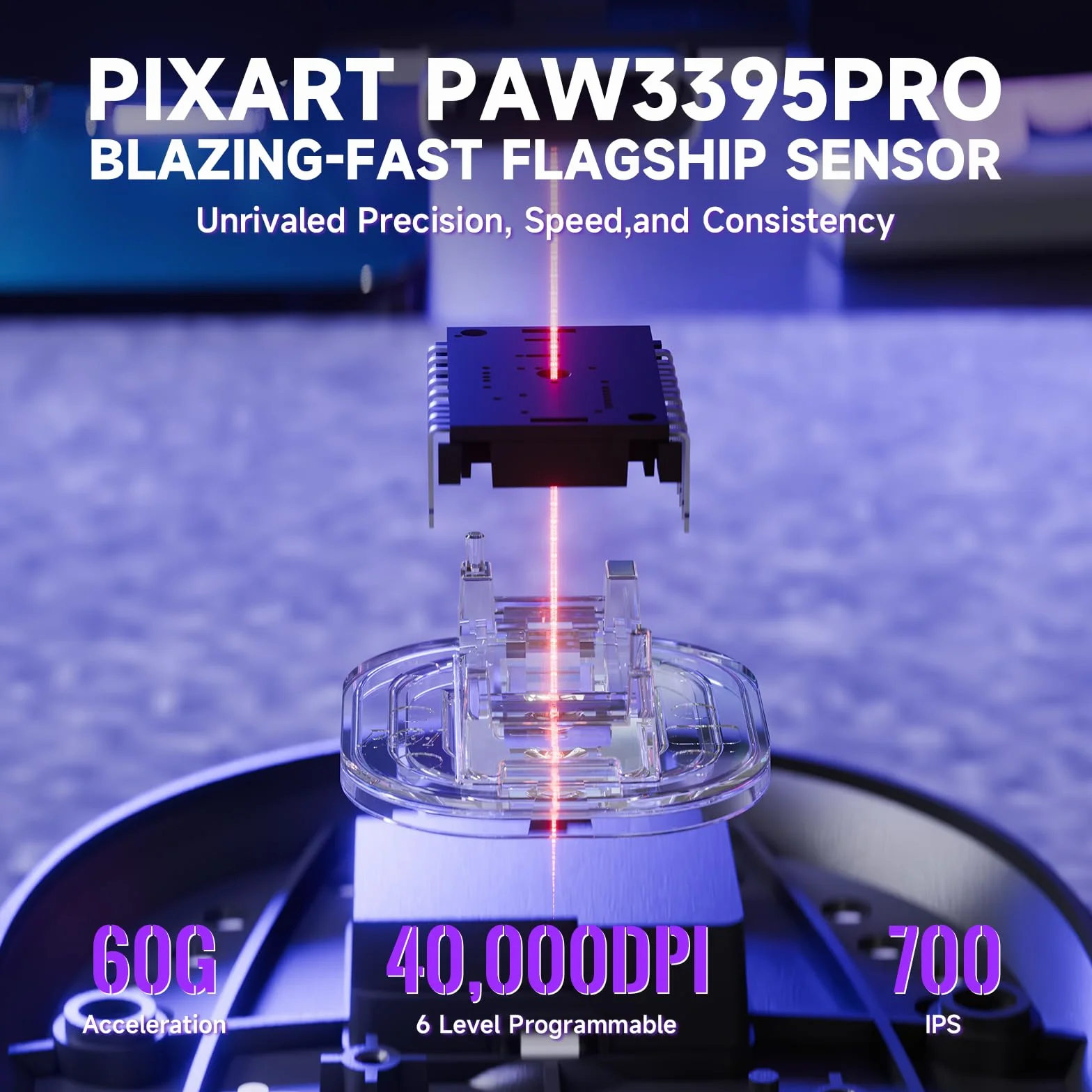 ATTACK SHARK X8PRO 55g Mysz bezprzewodowa do gier, ultralekka, spiralny kabel dla średnich i dużych dłoni, częstotliwość odświeżania 8 tys., 2,4 GHz/przewodowy/BT, 500mAH,40000 DPI-czarny