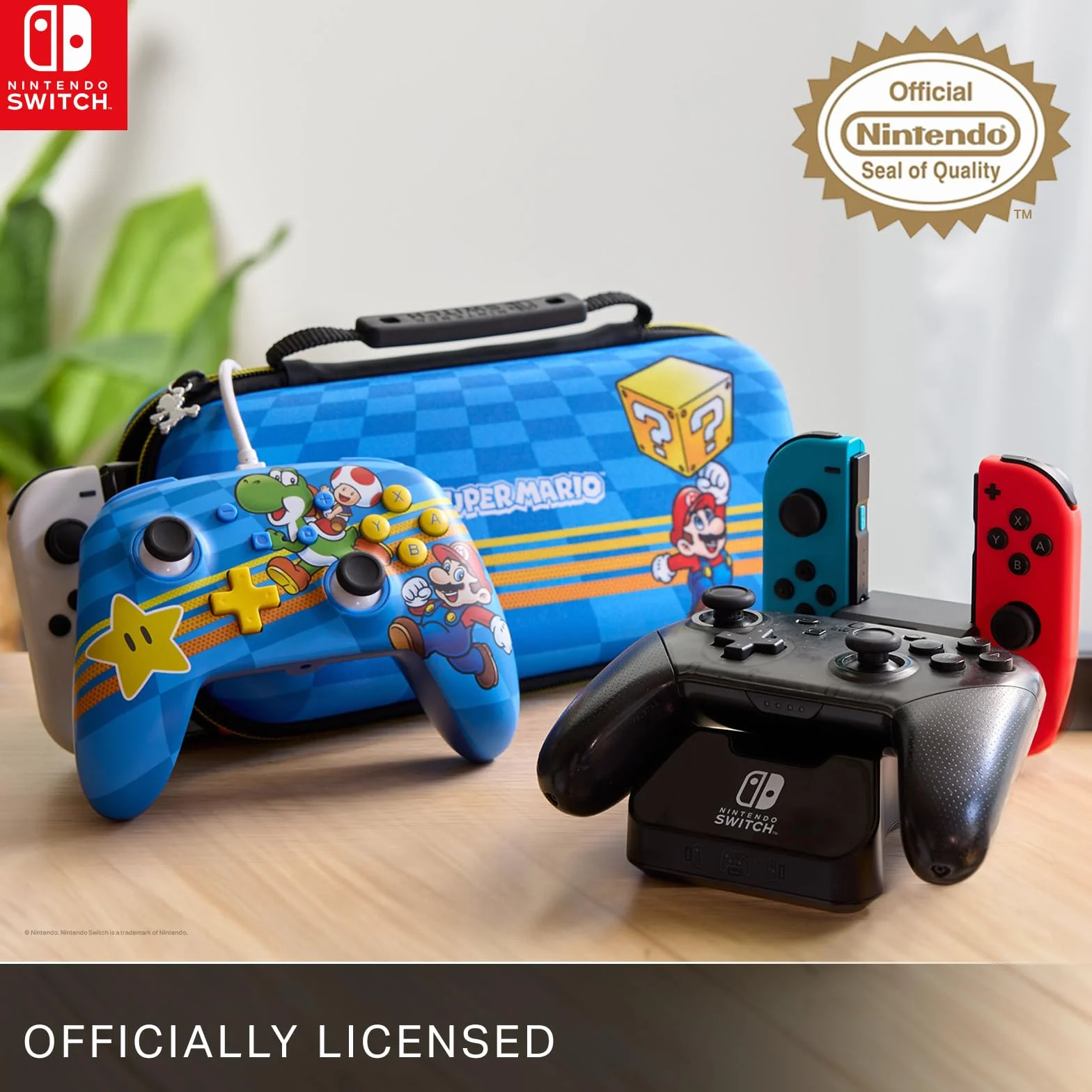 Kontroler bezprzewodowy PowerA do Nintendo Switch – Mario Joy