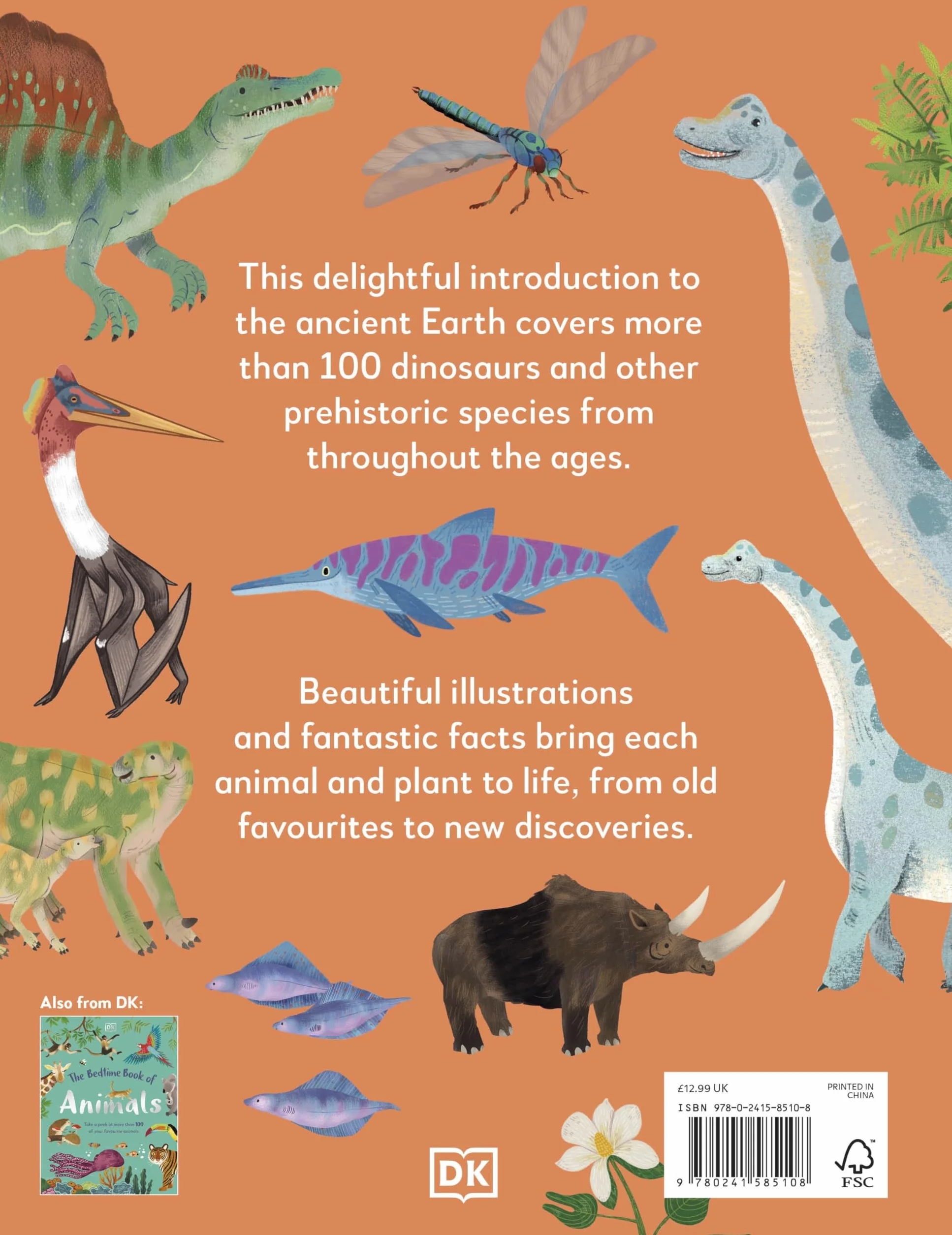 The Bedtime Book of Dinosaurs and Other Prehistoric Life: Meet More Than 100 Creatures From Long Ago