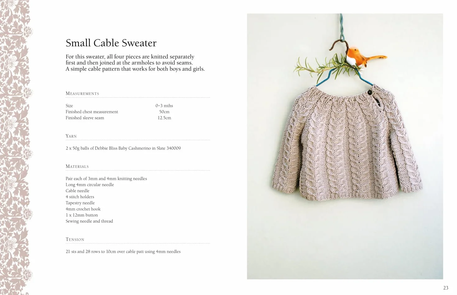 Lullaby Knits: Over 20 knitting patterns for baby booties, cardigans, vests, dresses and blankets