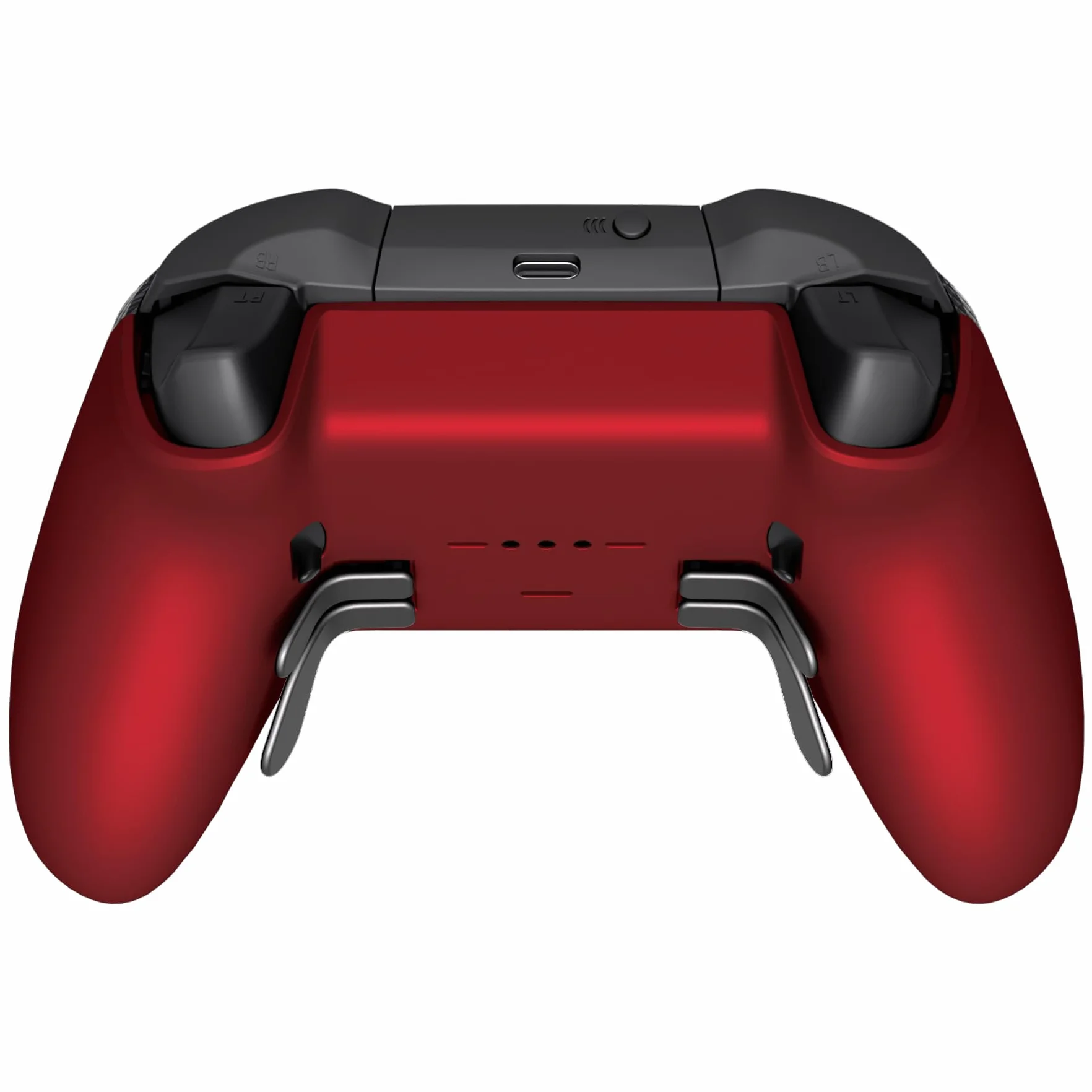 eXtremeRate Zapasowa dolna obudowa do kontrolera Xbox Elite Series 2, niestandardowa szkarłatna czerwona tylna obudowa do kontrolera bezprzewodowego Xbox Elite Series 2 Core Model 1797 - BEZ