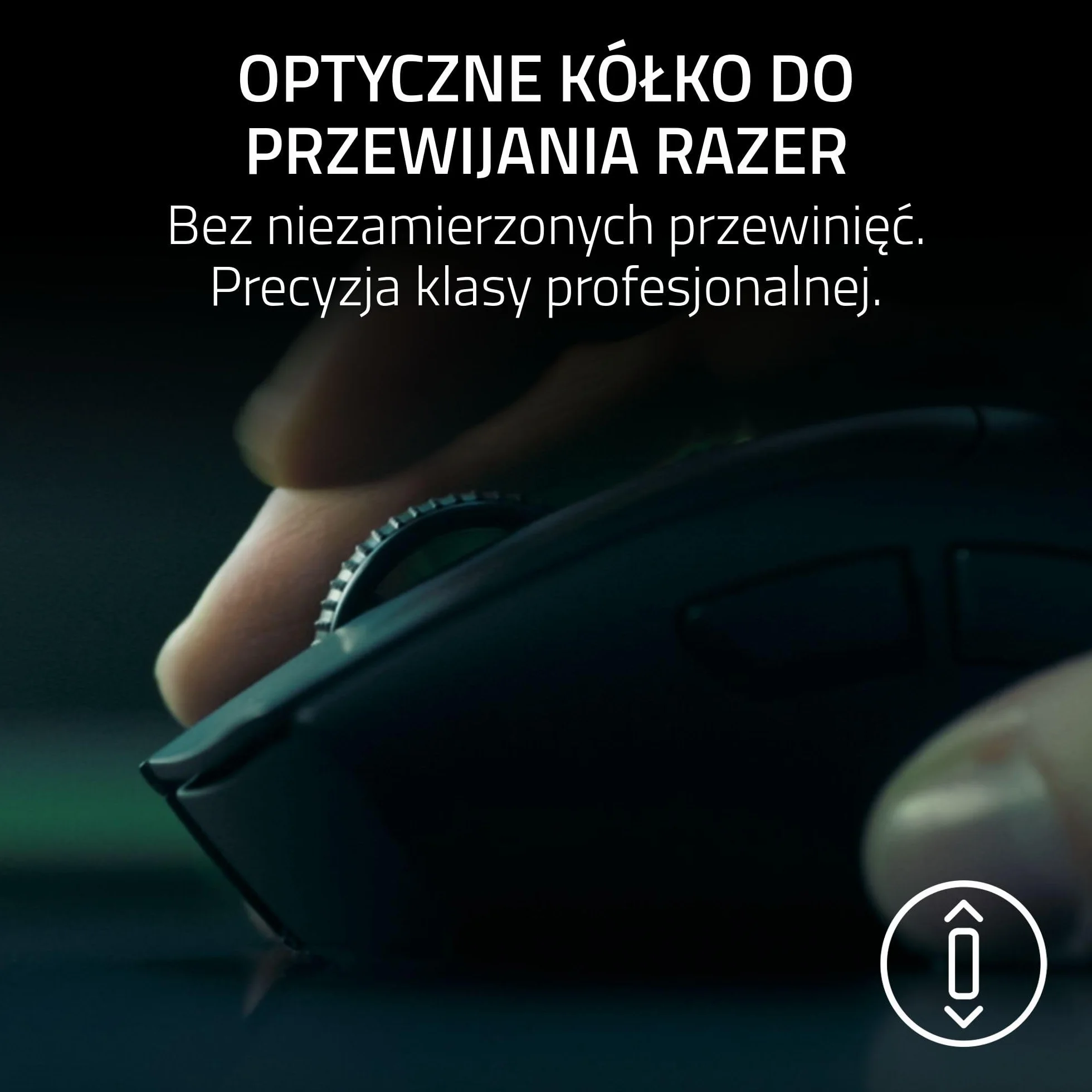 Razer DeathAdder V4 Pro bezprzewodowa mysz ergonomiczna 57 g 2,4 GHz Hyperspeed Focus Pro 45K 8K Hz Polling przełączniki optyczne Gen-4 Biały