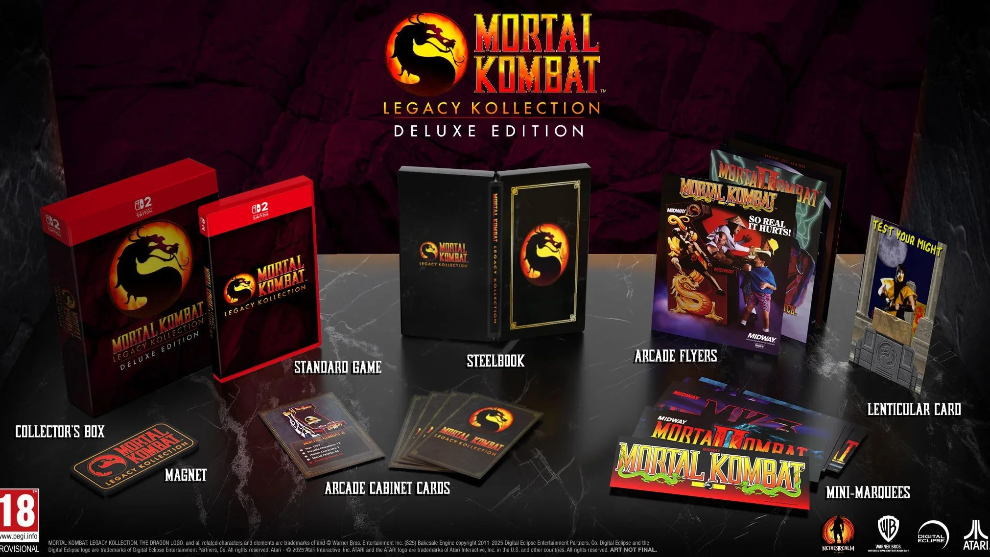 Mortal Kombat: Legacy Kollection - Deluxe Edition - Switch 2