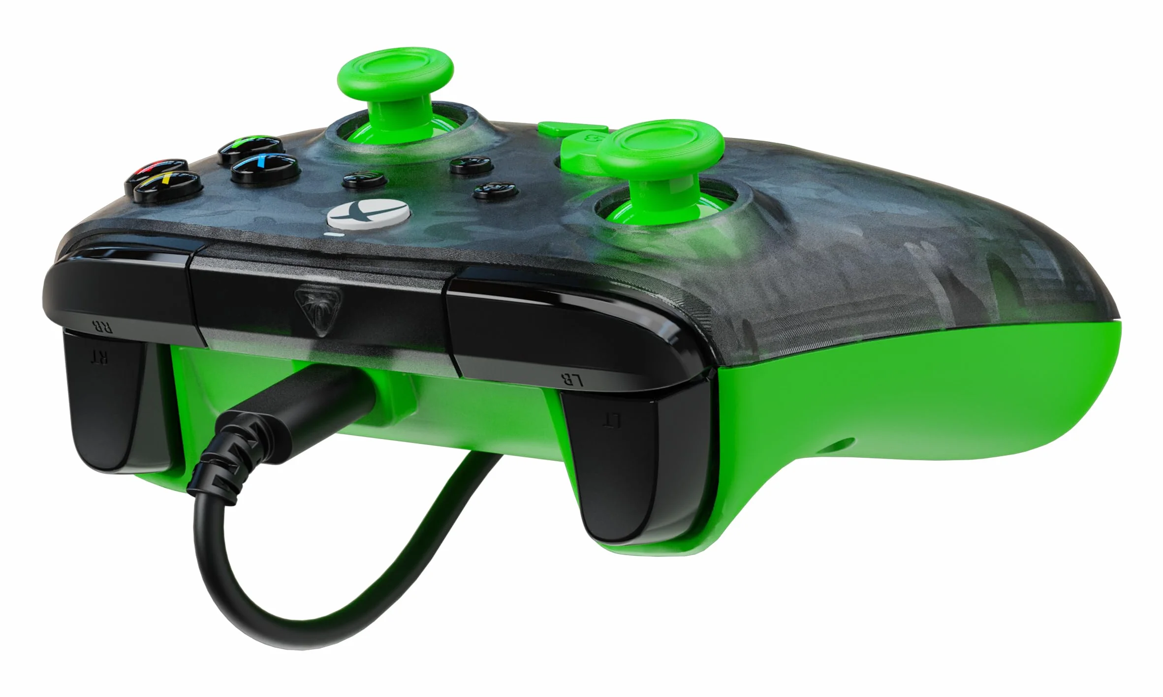 Turtle Beach Rematch Core Ghost Black Camo/Green Wired Gaming Controller – Licencjonowany dla Xbox Series X i S, Xbox One i Windows PC