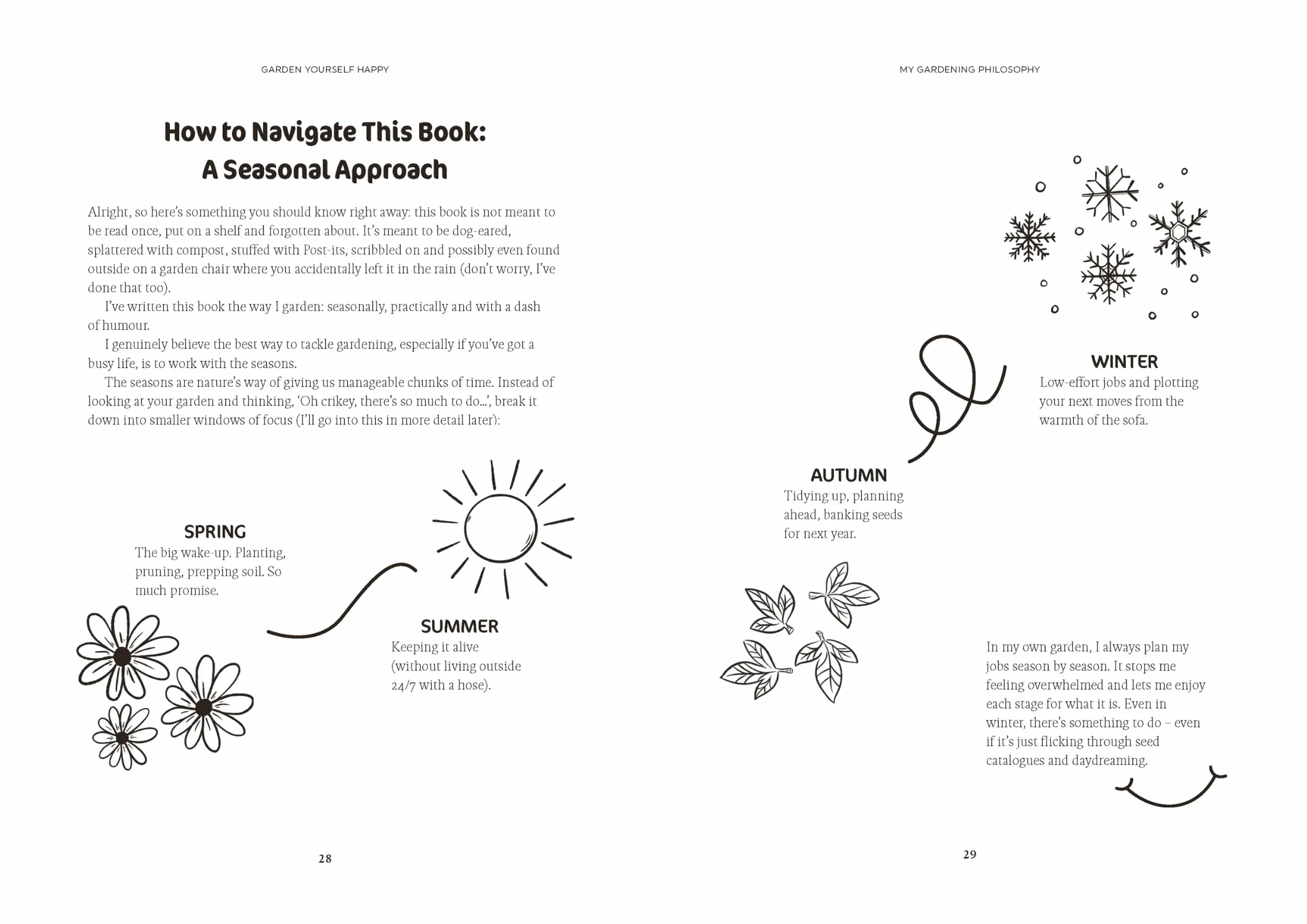 Garden Yourself Happy: A Quirky, Practical Guide to Keeping You and Your Garden Thriving