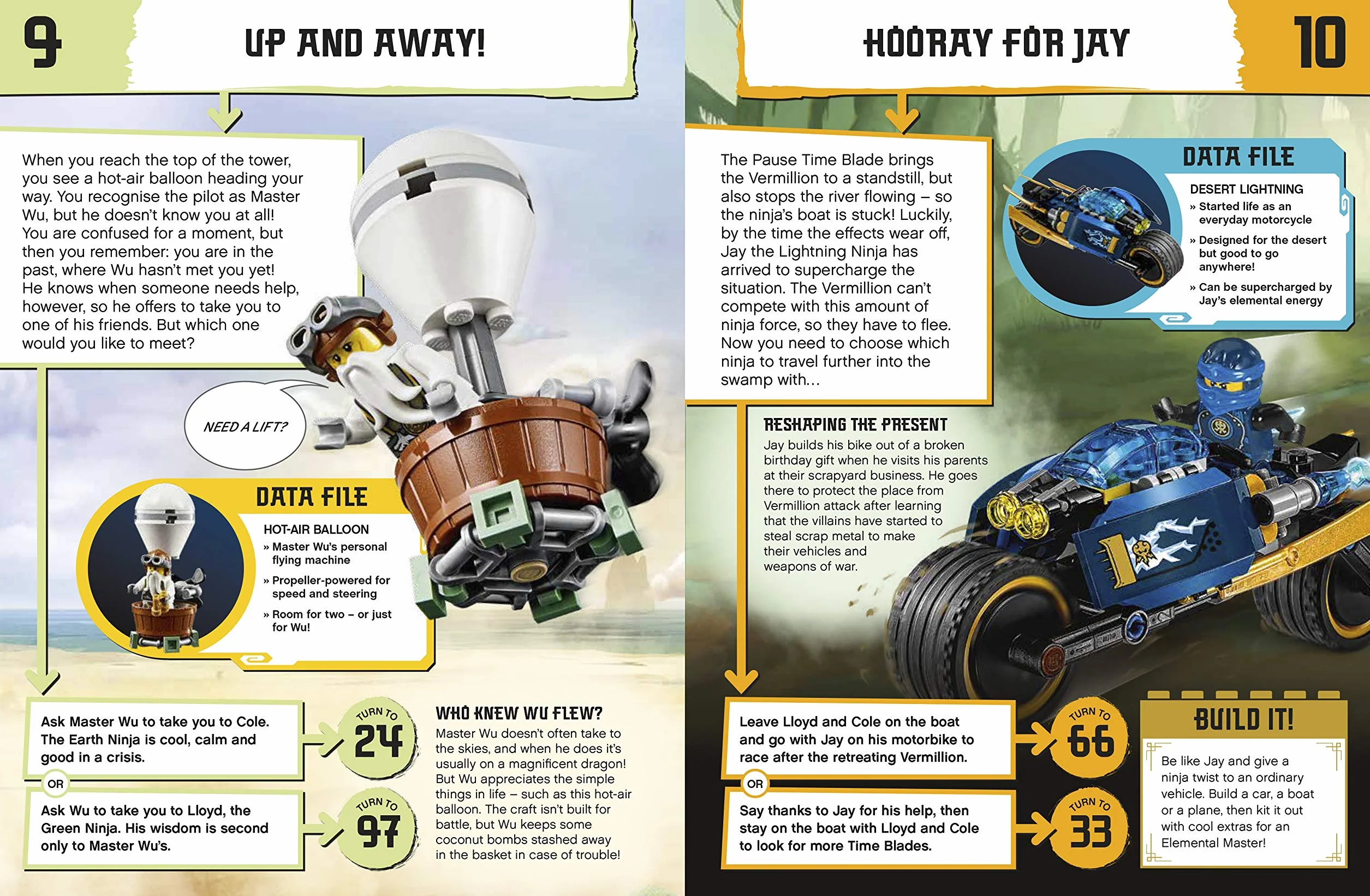 LEGO NINJAGO Choose Your Ninja Mission: With NINJAGO Jay minifigure