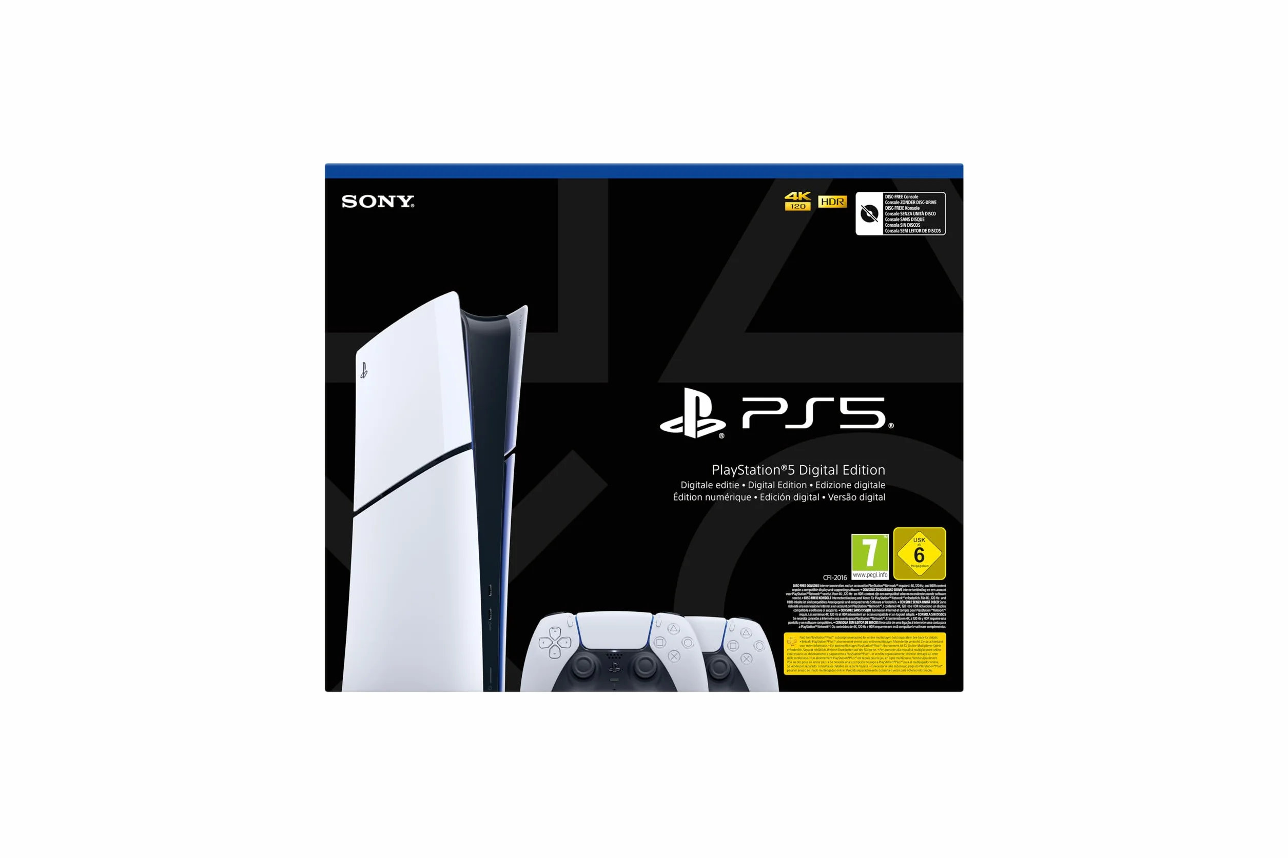 PlayStation®5 (Digital Edition) Bundle mit zweitem DualSense™ Wireless-Controller