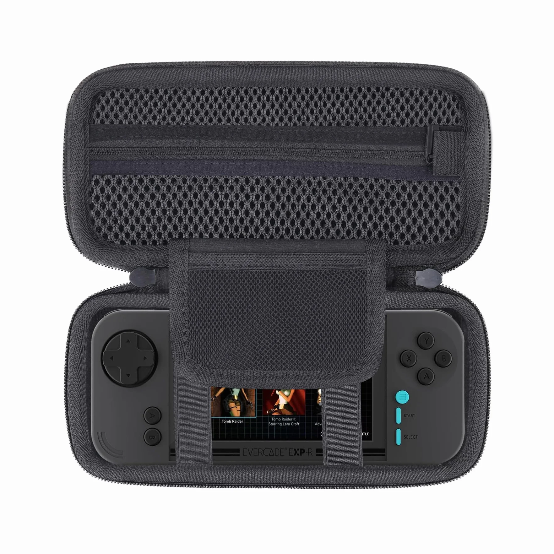 Aenllosi Twardy futerał kompatybilny z Evercade EXP-R Gaming Handheld - nie zawiera konsoli Evercade EXP-R (tylko etui, czarny), Czarny