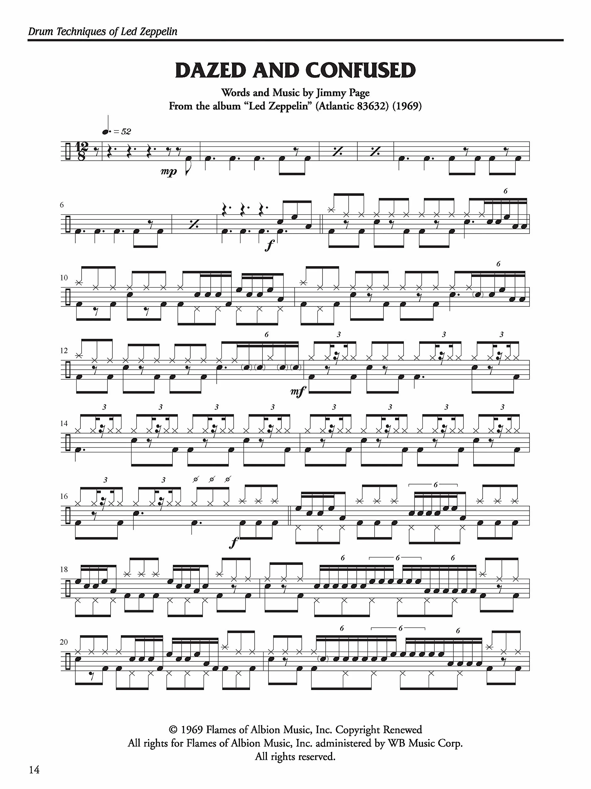 Drum Techniques of Led Zeppelin: Note-For-Note Transcriptions of 23 Classic John Bonham Drum Tracks