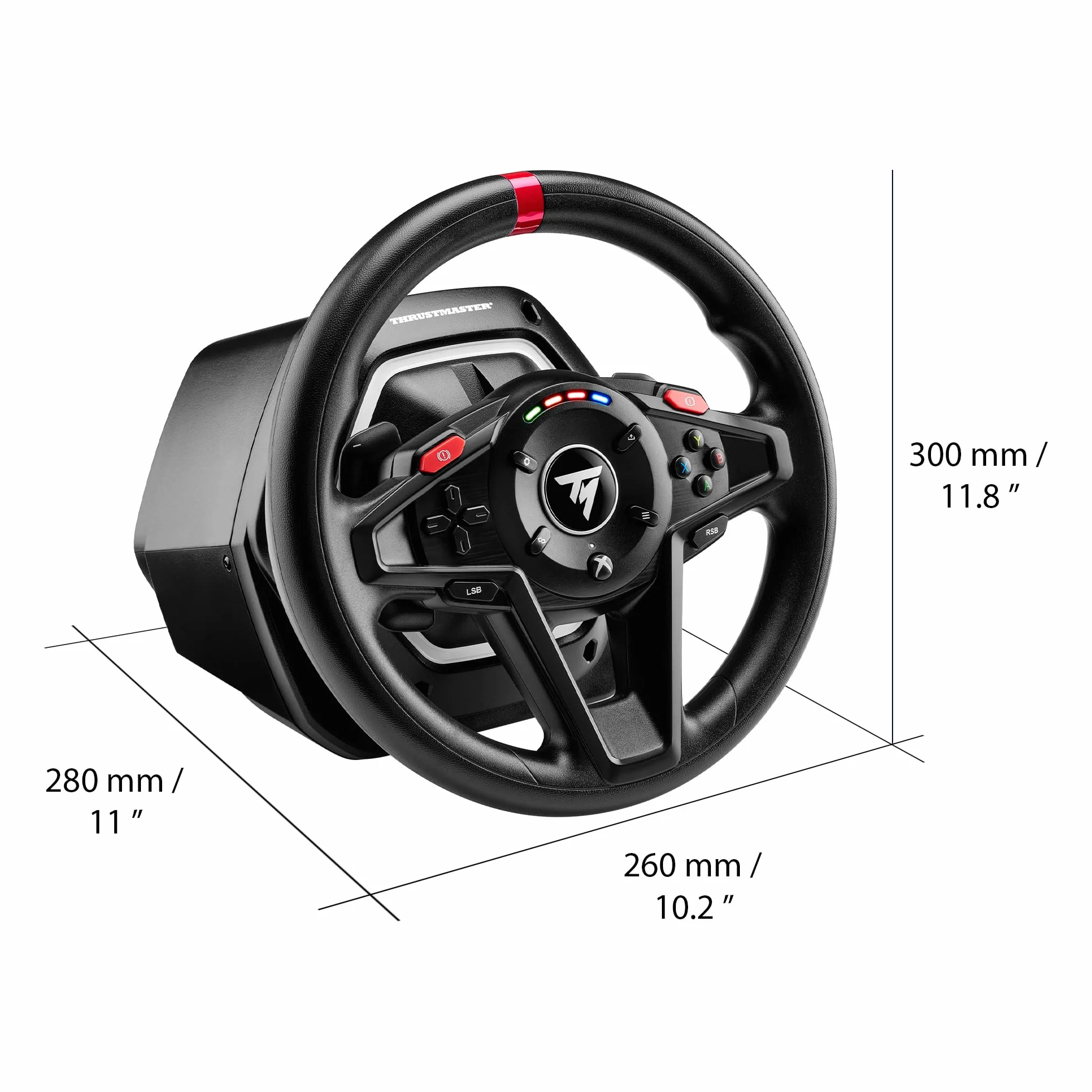 Thrustmaster T128 kierownica wyścigowa z siłowym sprzężeniem zwrotnym i pedałami magnetycznymi Xbox Series X|S Xbox One PC