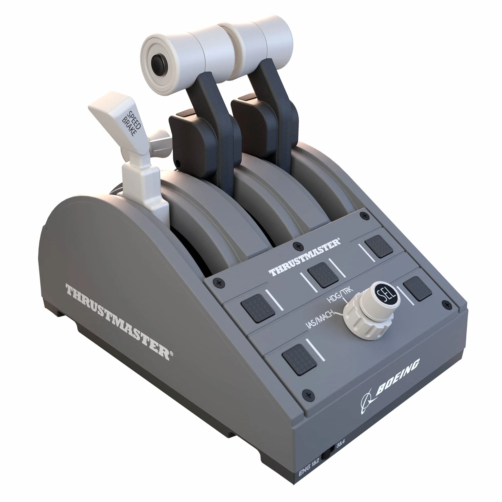 Thrustmaster TCA Quadrant Boeing Edition, Replika Panelu Przepustnicy, Klapy, Hamulec Aerodynamiczny, Wymienne Dźwignie, Funkcja Autopilota, Oficjalna Licencja Firmy Boeing, Xbox i PC