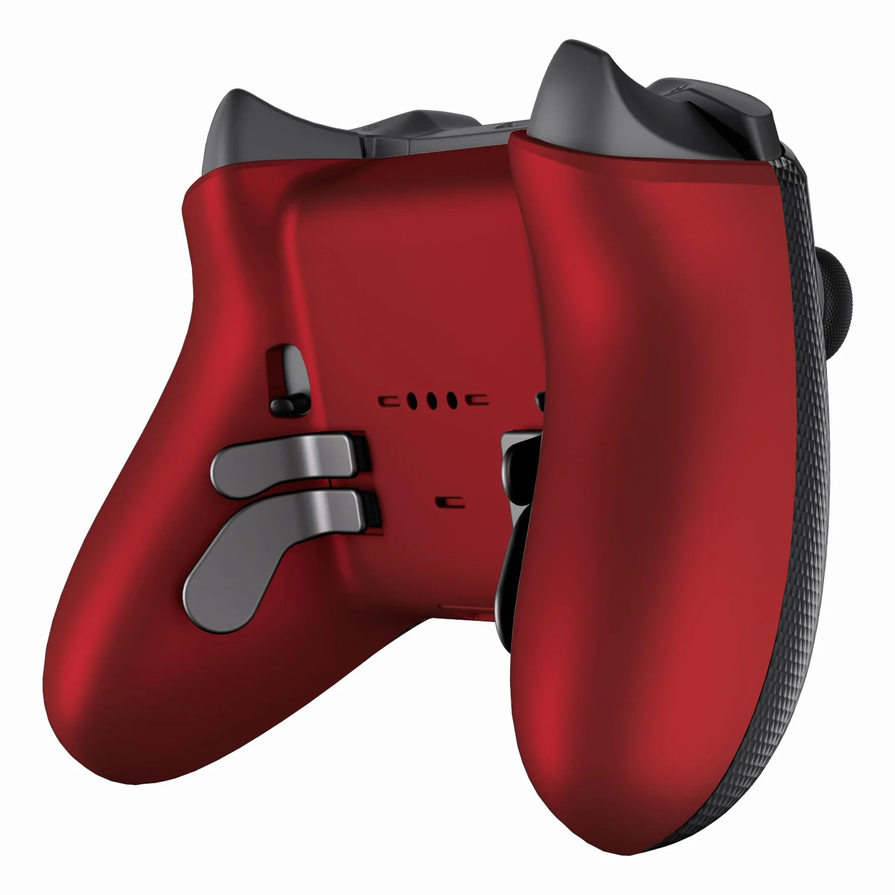 eXtremeRate Zapasowa dolna obudowa do kontrolera Xbox Elite Series 2, niestandardowa szkarłatna czerwona tylna obudowa do kontrolera bezprzewodowego Xbox Elite Series 2 Core Model 1797 - BEZ