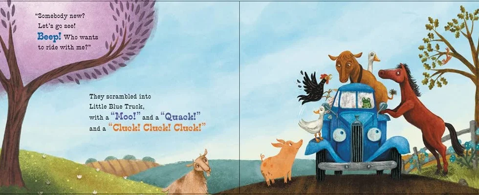 Little Blue Truck Makes a Friend: A Friendship Book for Kids: 17