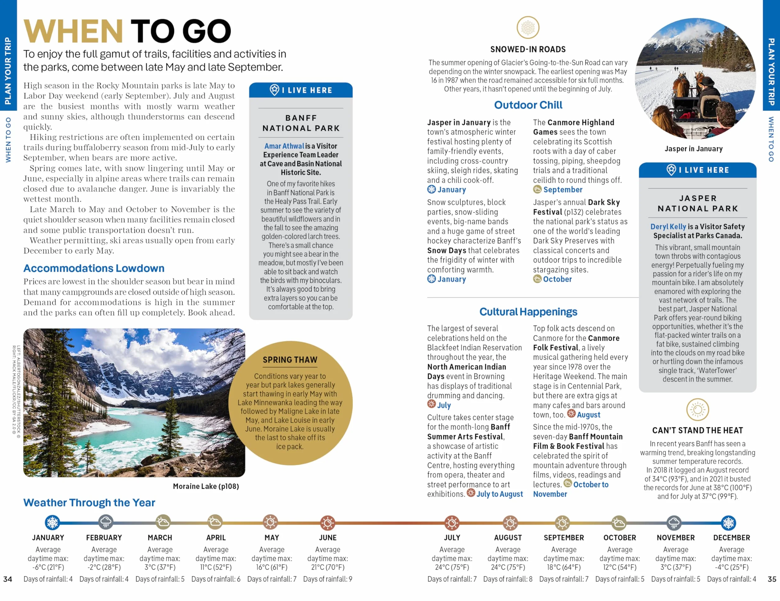 Banff, Jasper and Glacier National Parks 7ed -anglais-: Detailed Itineraries Travel Like a Local Insider Tips Covers Banff, Jasper, Glacier, Waterton Lakes, and More